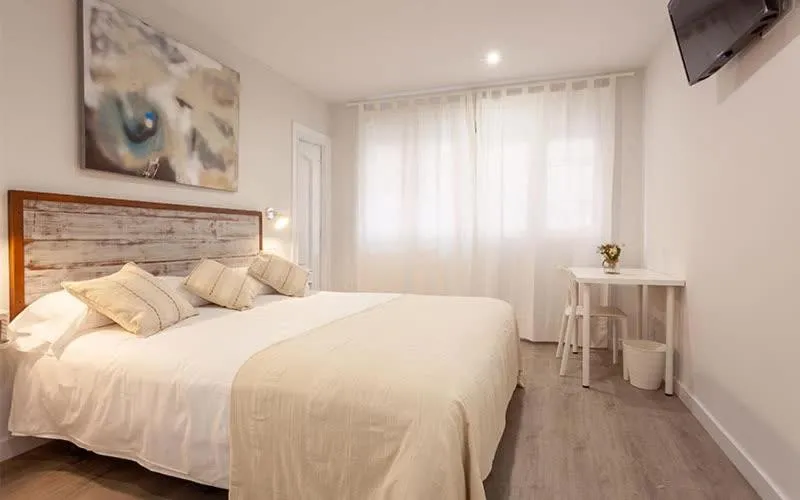 Bed in Hotel Prada.