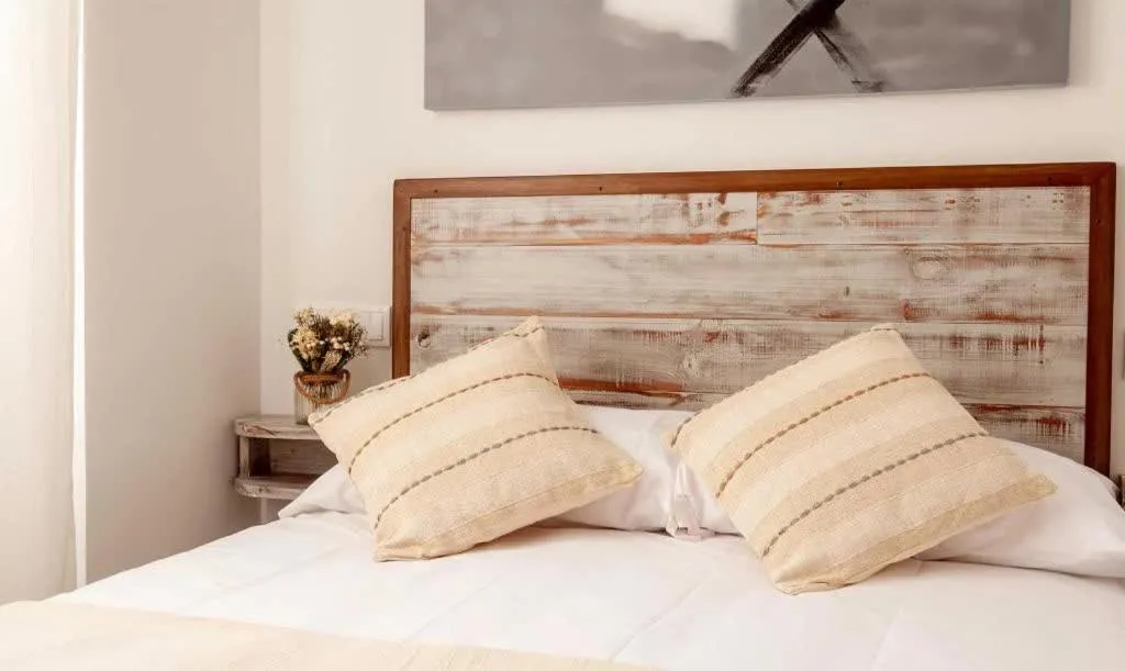 Bed in Hotel Prada.
