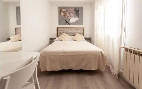 Bed in Hotel Prada.