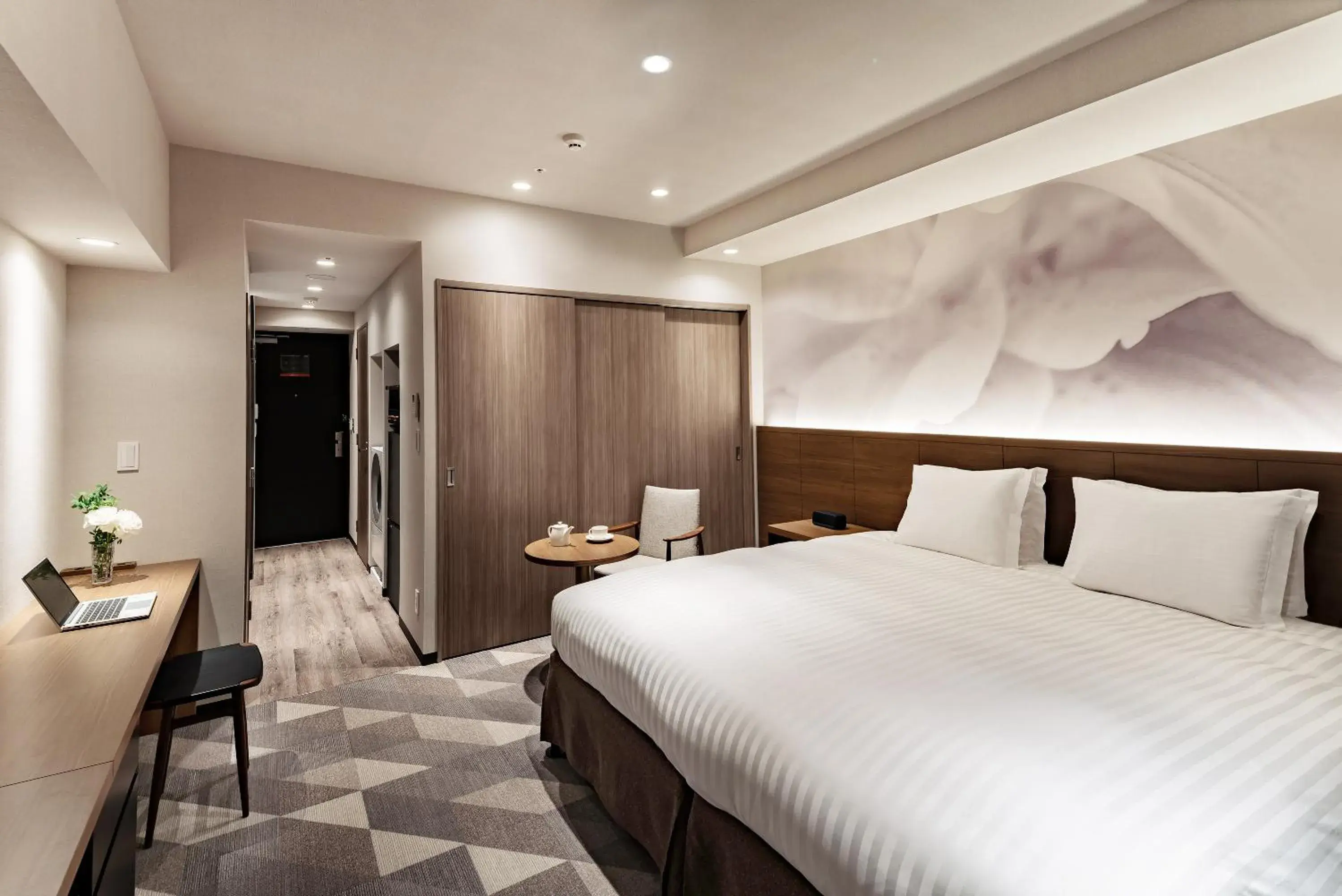 Bed in Oakwood Hotel & Apartments Azabu Tokyo Bed in Oakwood Hotel & Apartments Azabu Tokyo