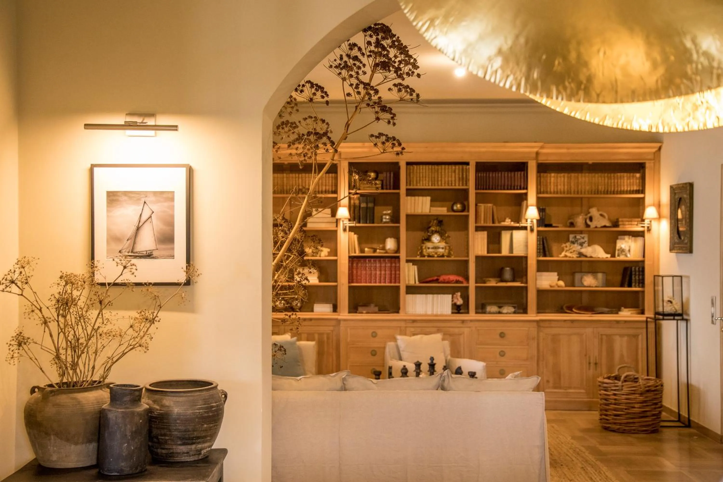 Library in Boutique hôtel Château Rouher