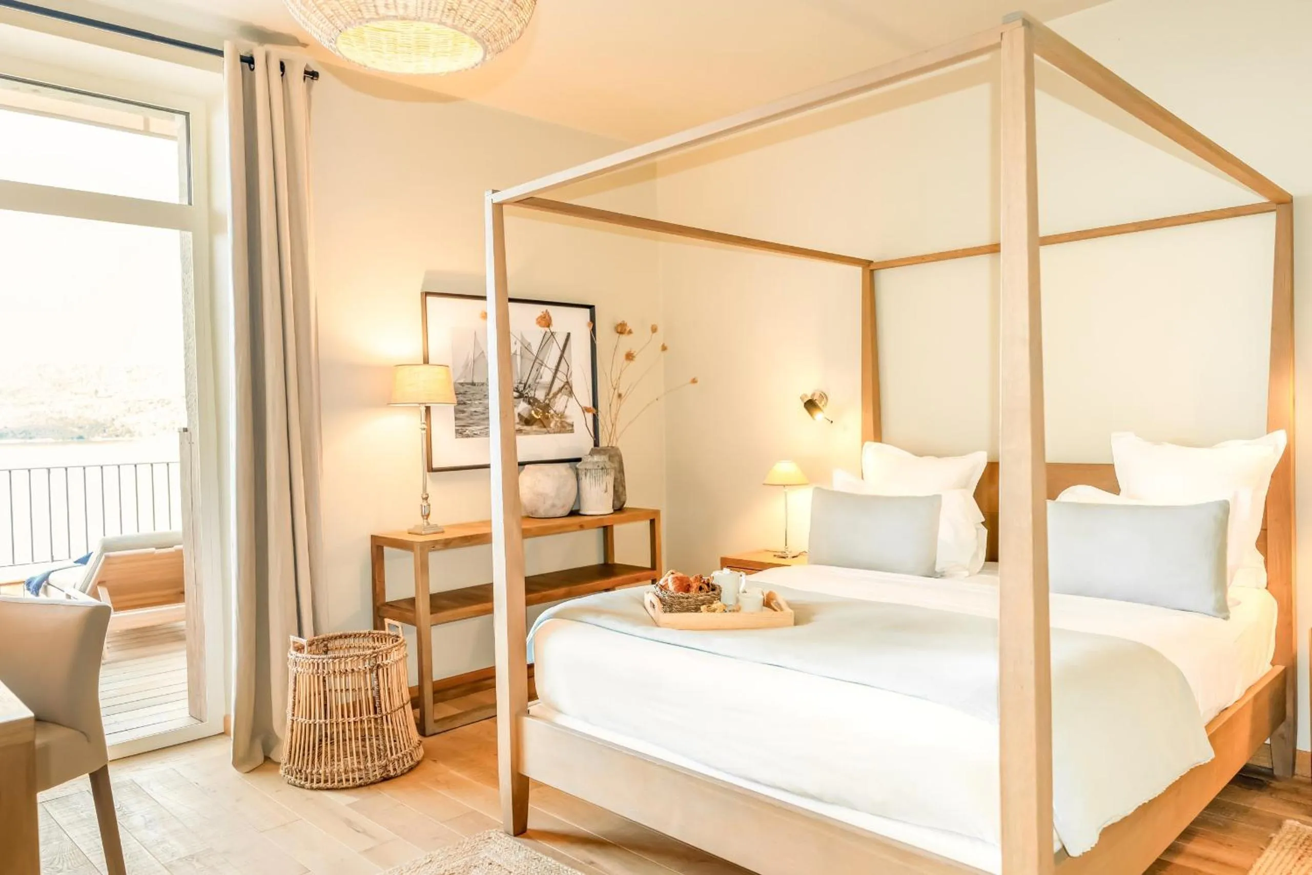 Bed in Boutique hôtel Château Rouher