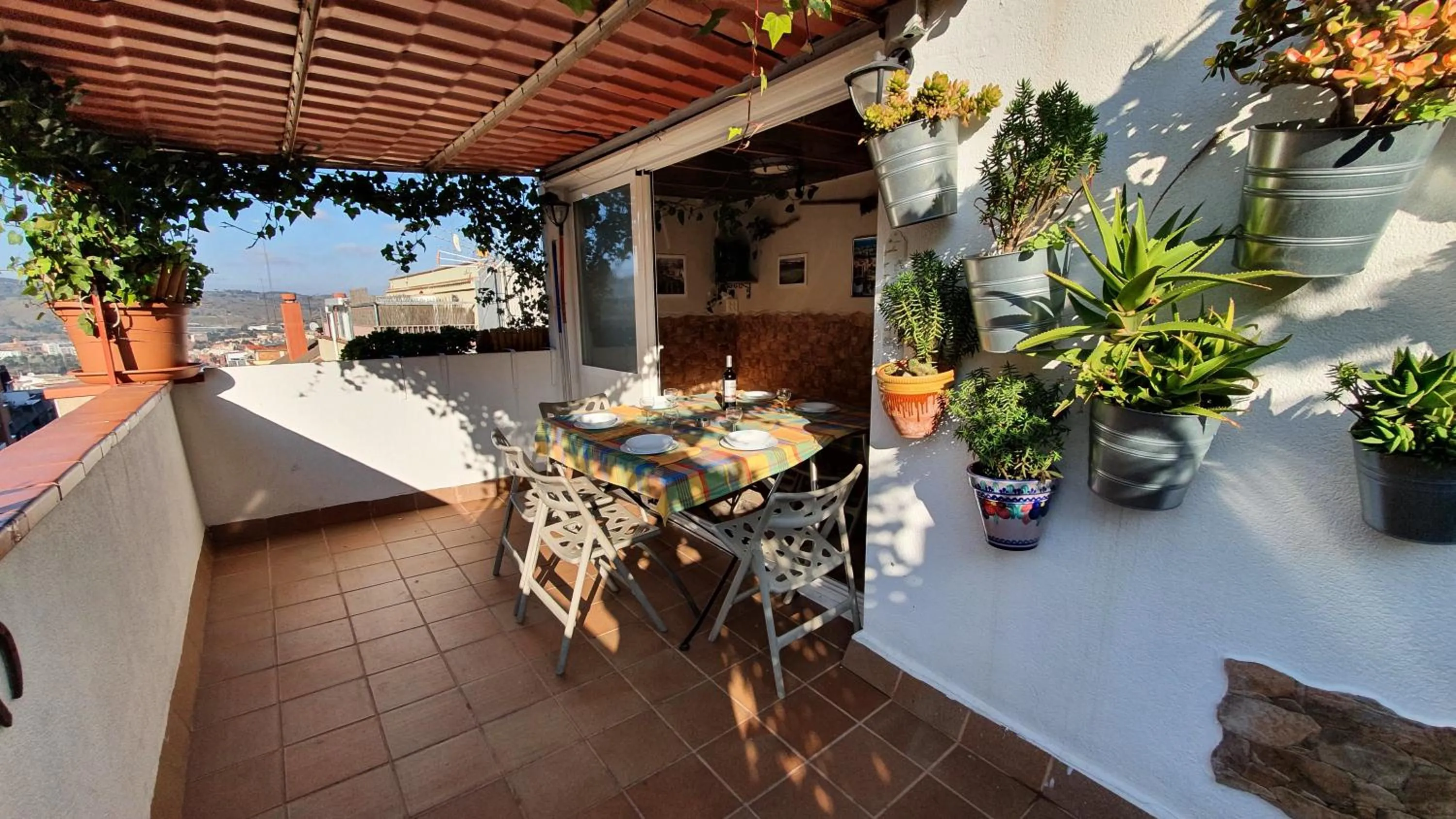 Balcony/Terrace in Ático, terraza y Barbacoa