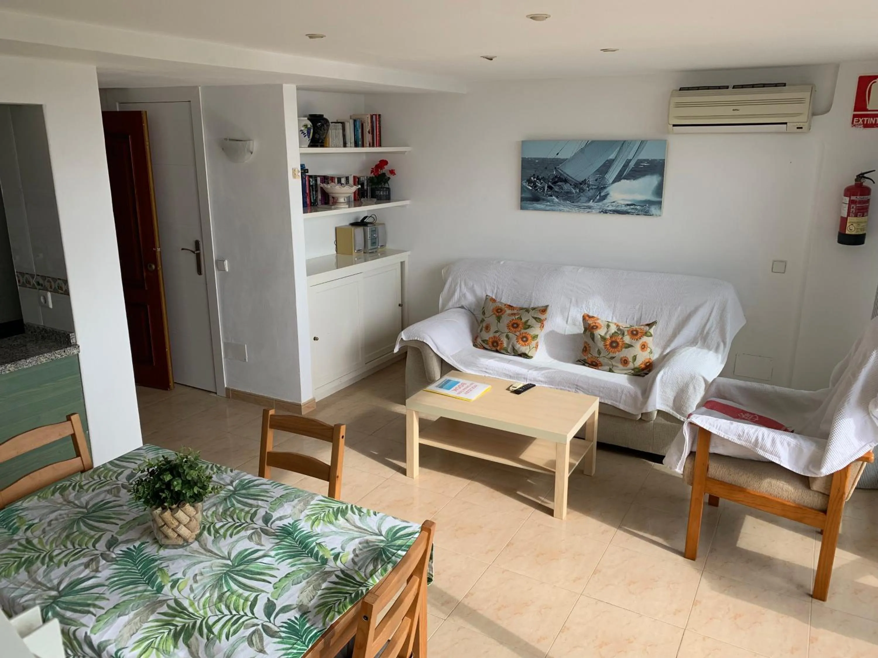 Seating area in Skol Apartments Marbella