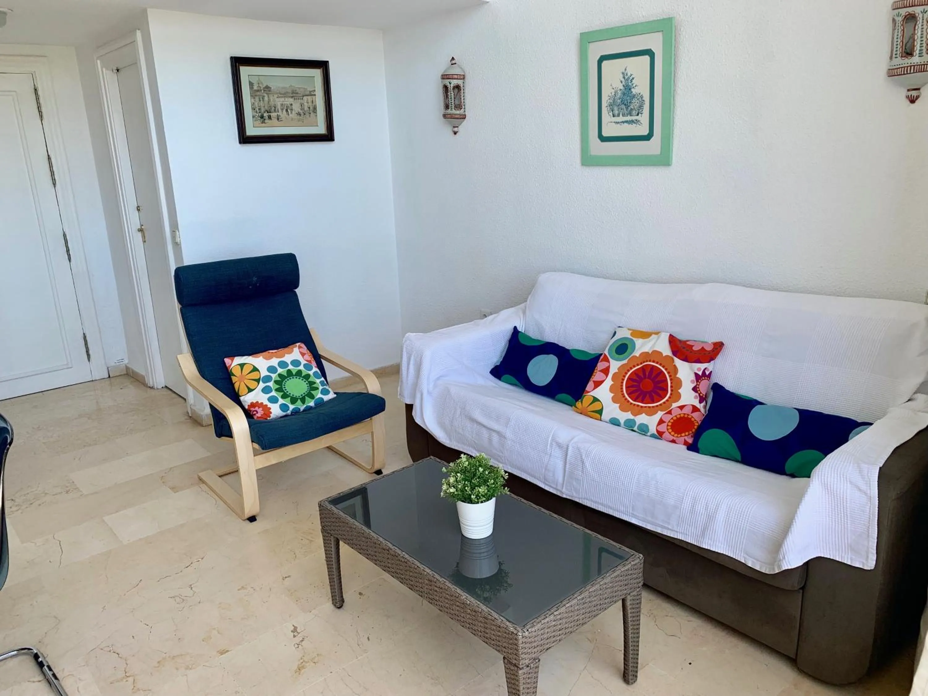 Living room in Skol Apartments Marbella