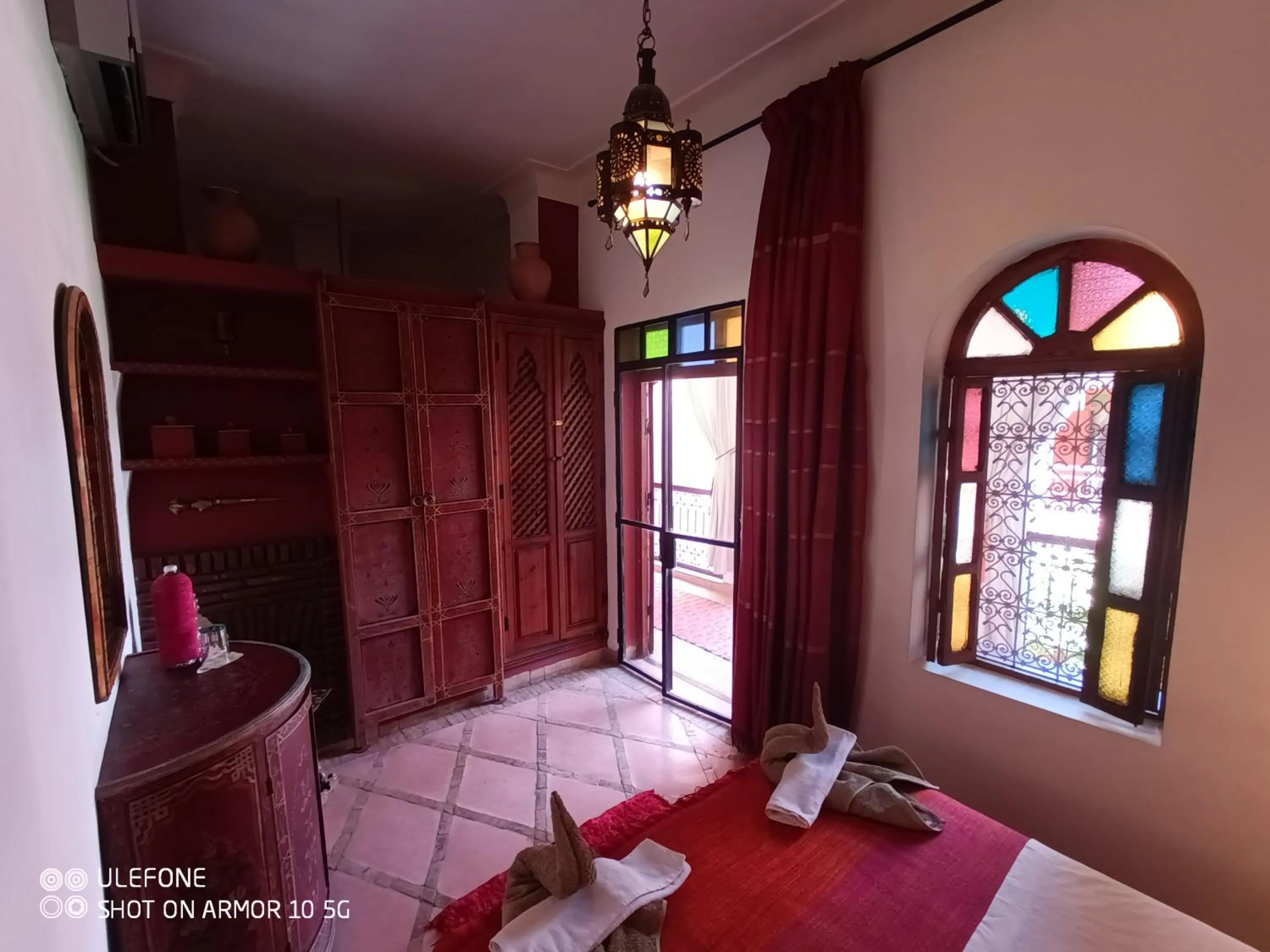 Bed in Riad Zagouda