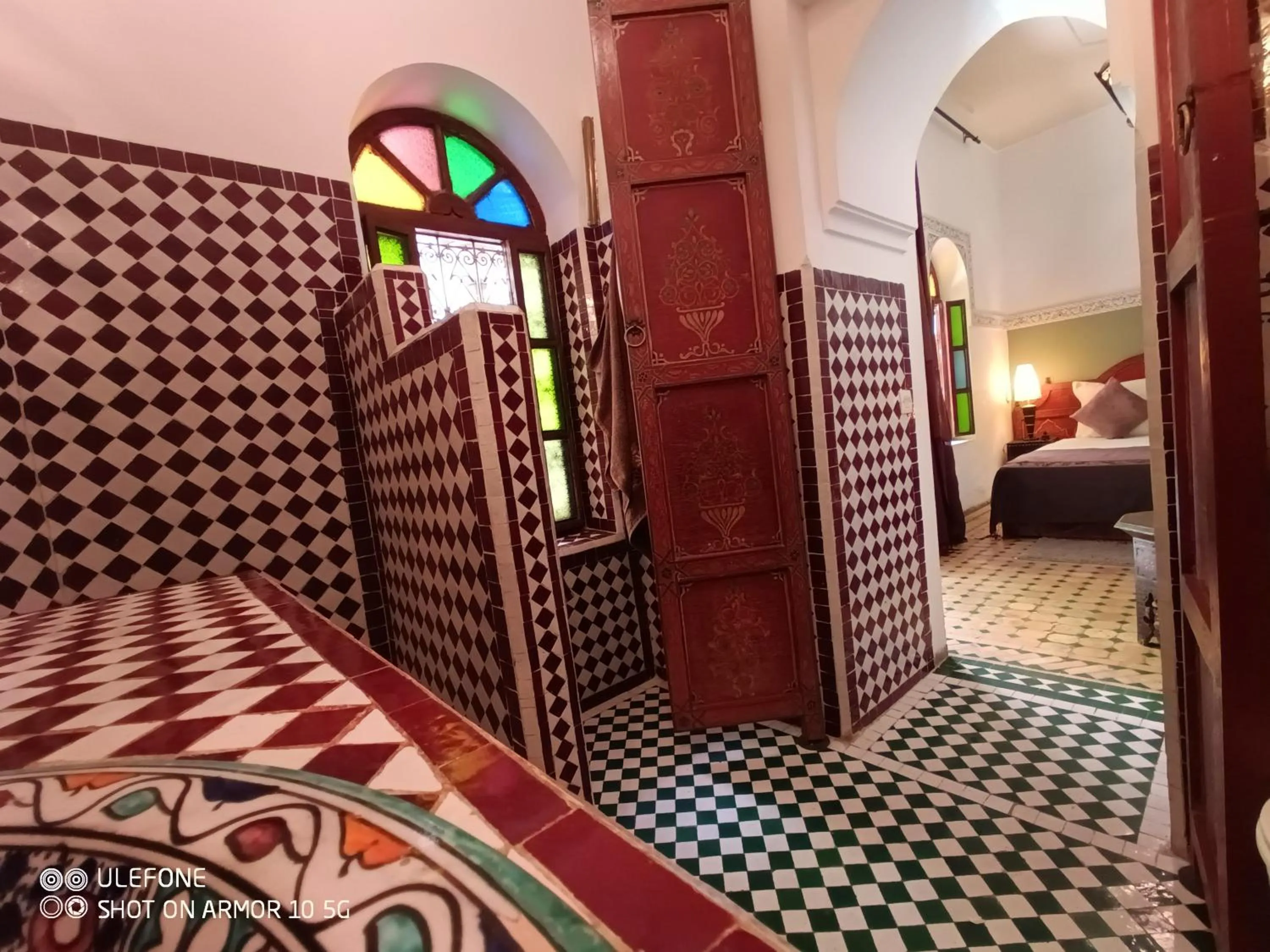 Bed in Riad Zagouda