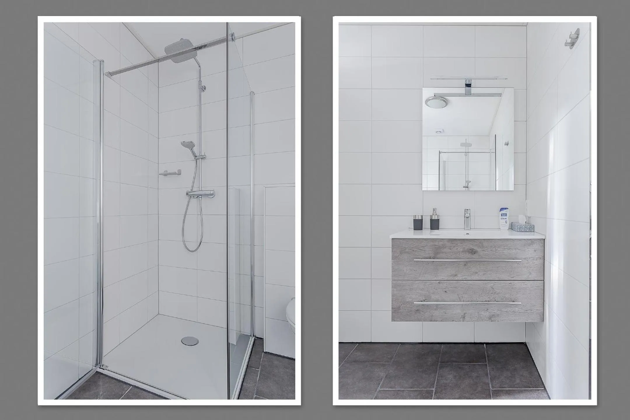 Shower in B&B Hulleste