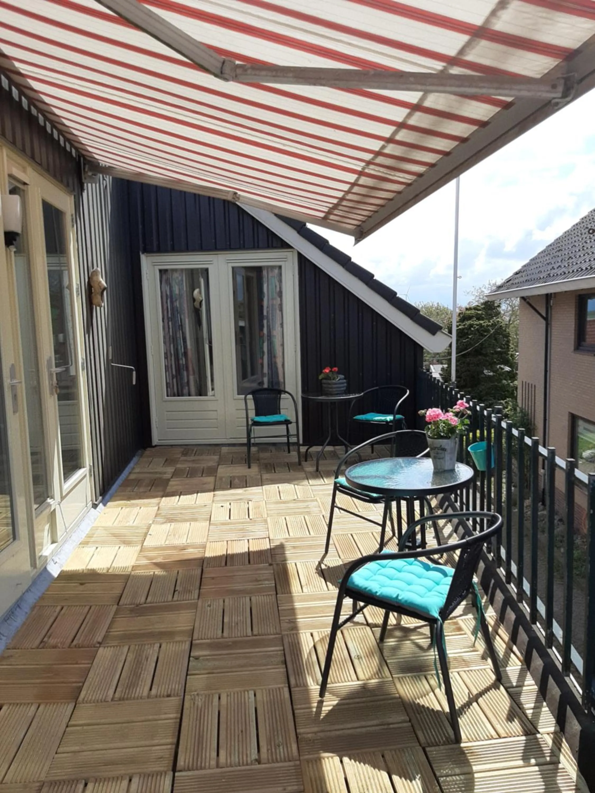 Balcony/Terrace in B&B Hulleste