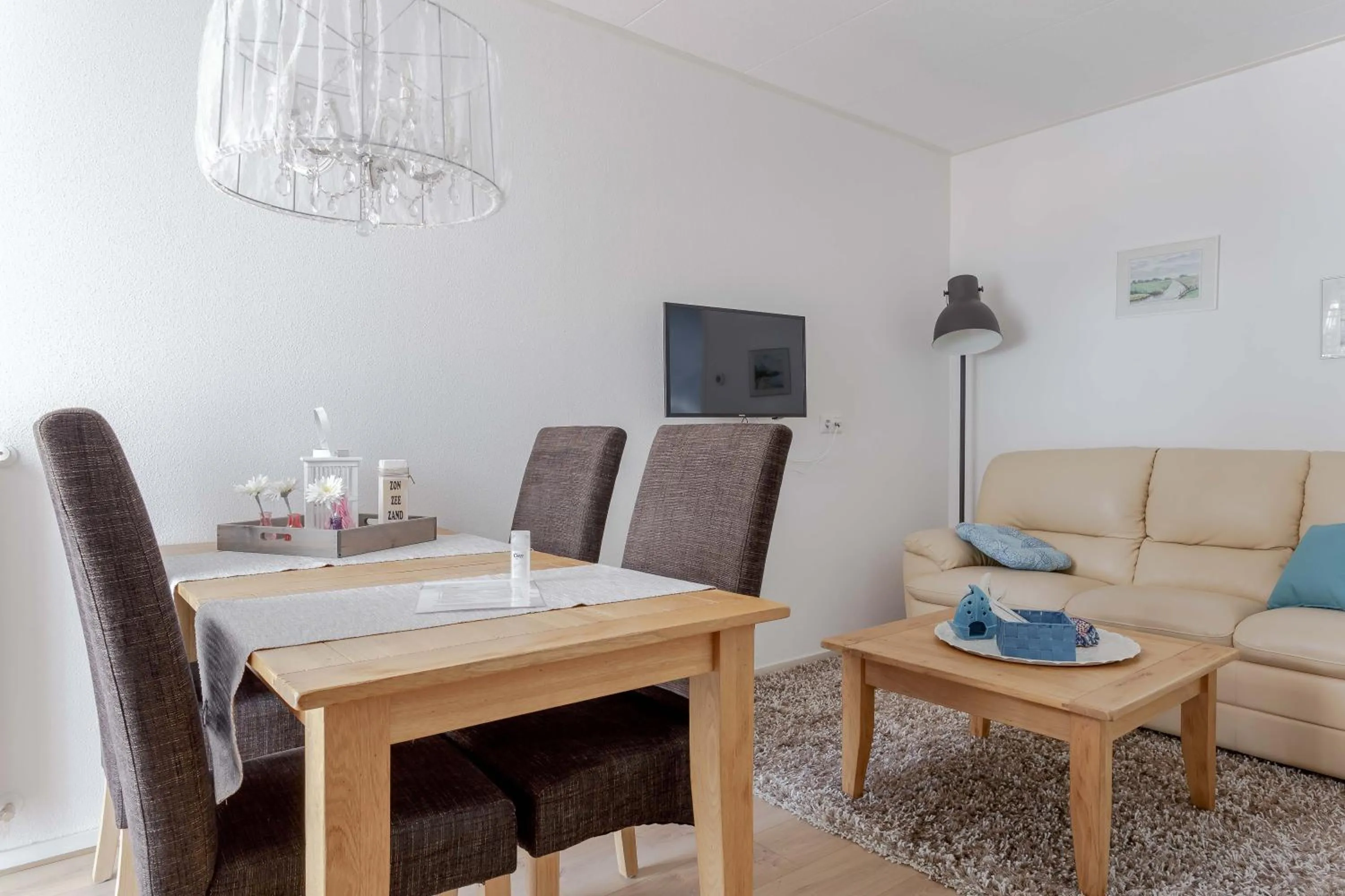 Living room in B&B Hulleste