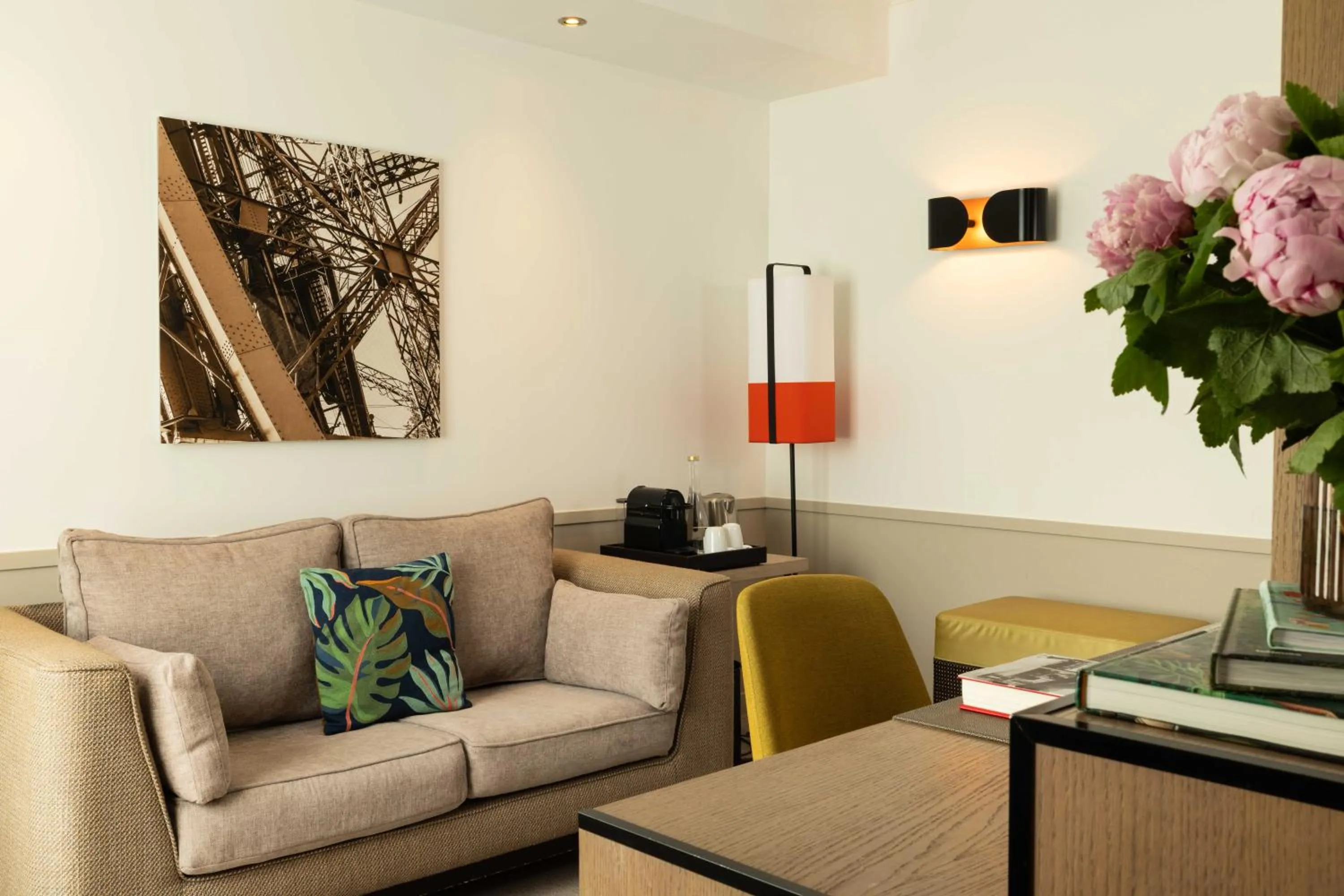 Seating area in Hotel Villa Saxe Eiffel