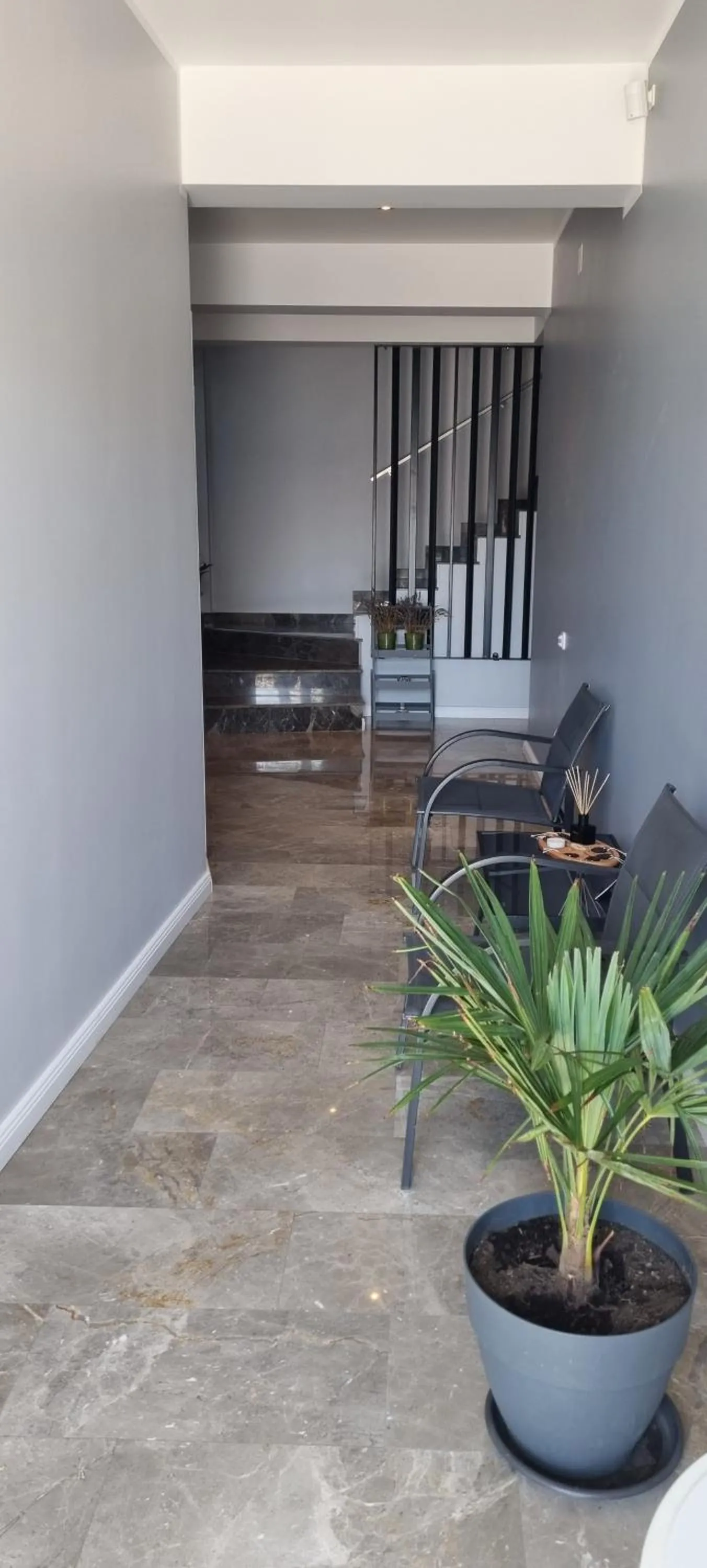 Seating area in CHG Boutique