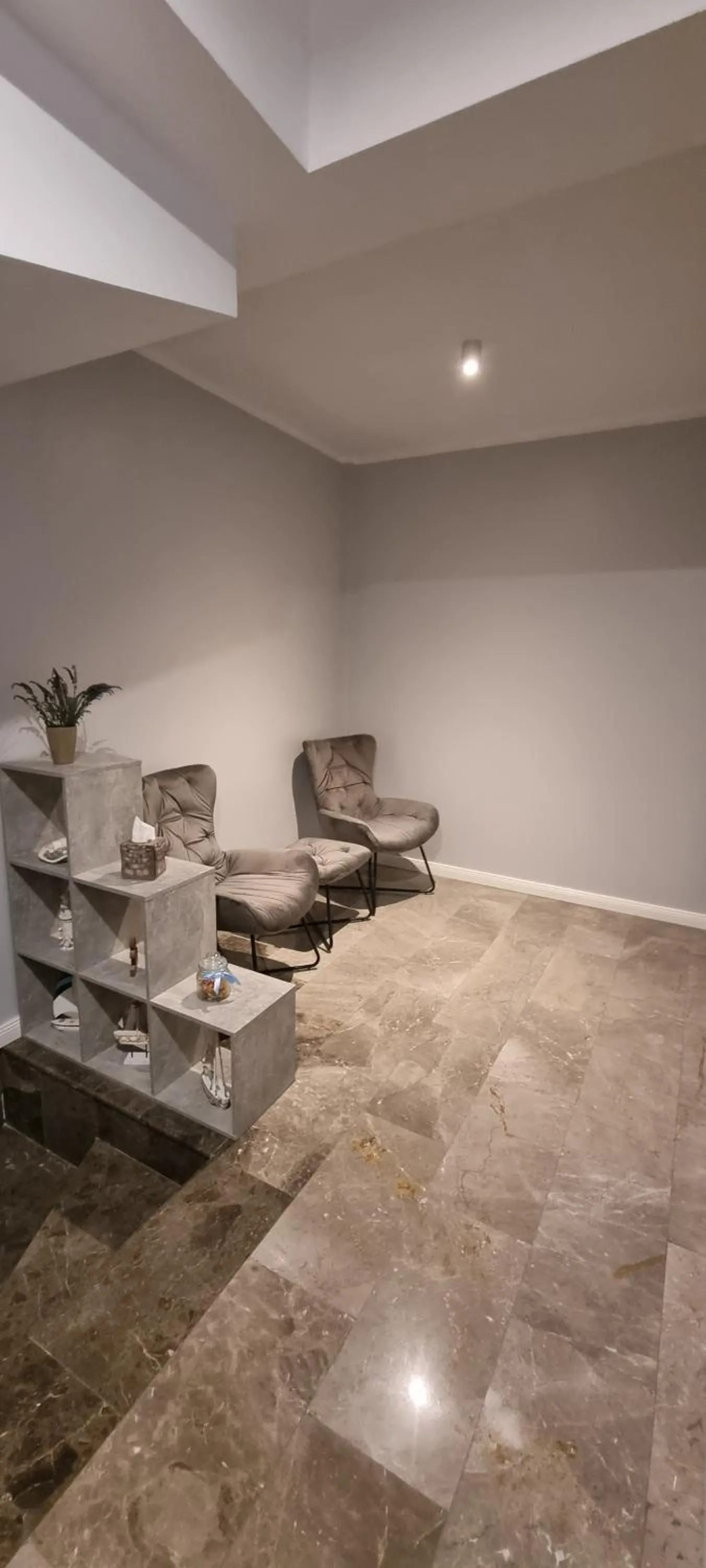Seating area in CHG Boutique