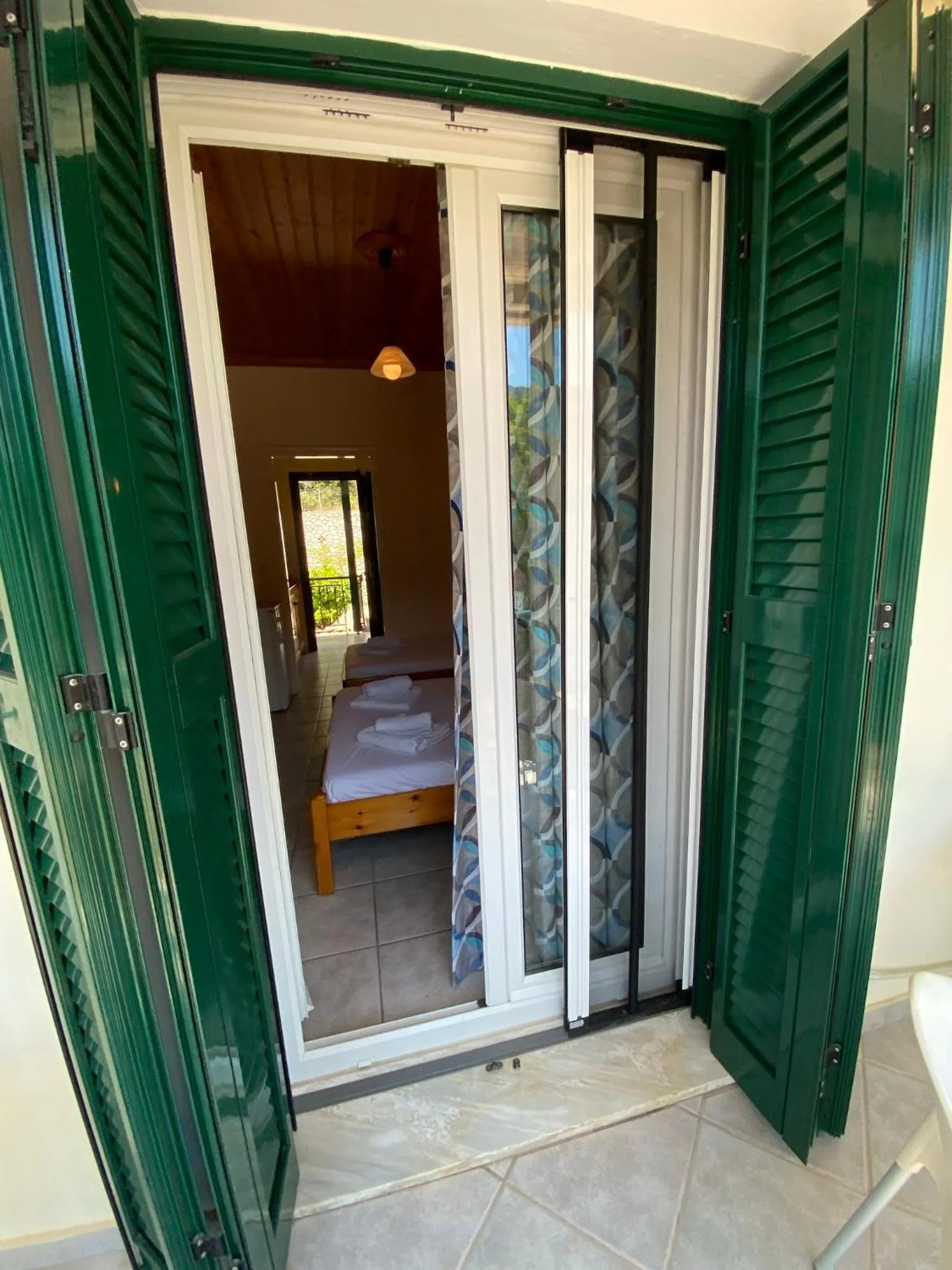 Balcony/Terrace, Bed in MARATHES STUDIOS