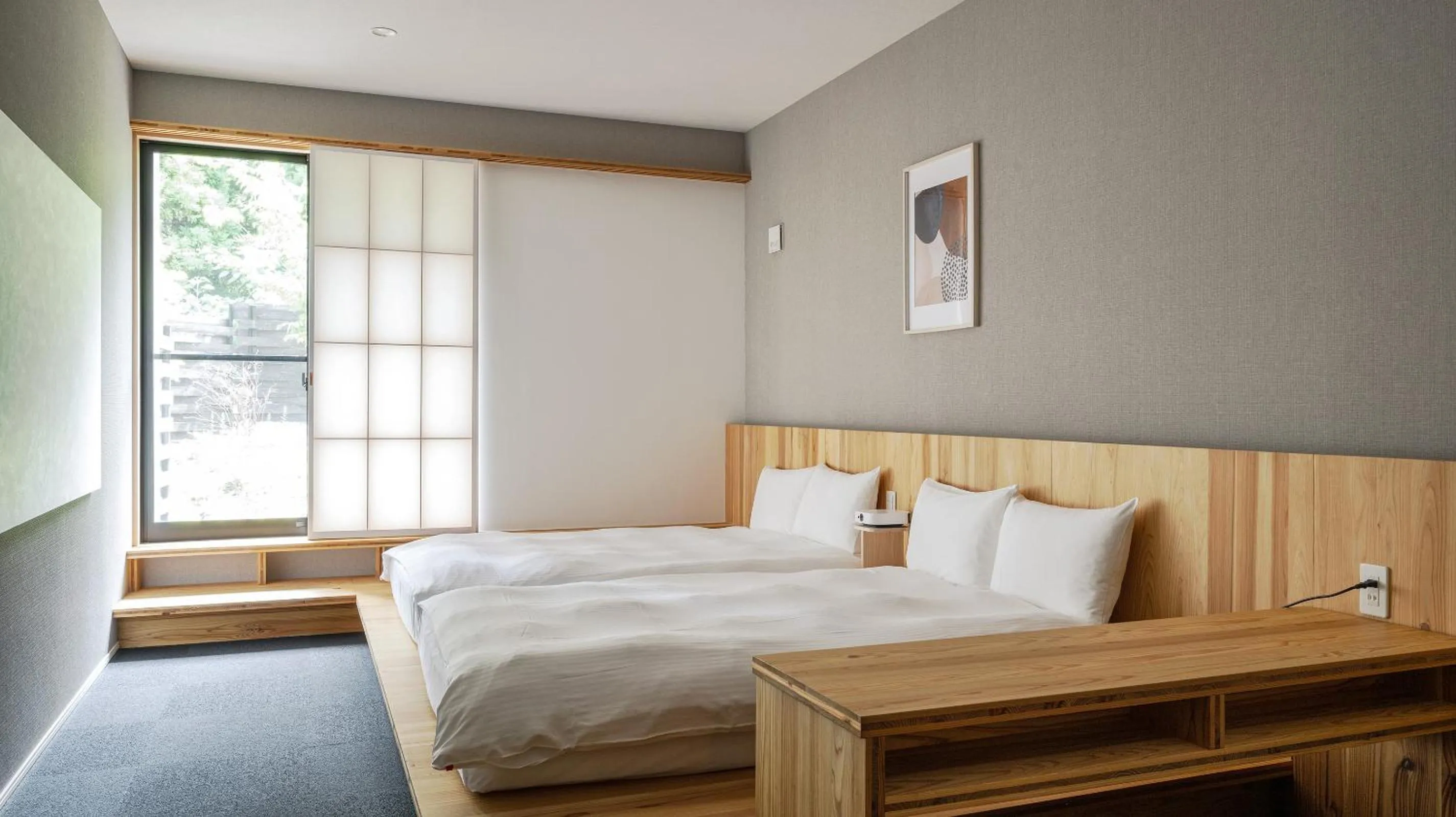Photo of the whole room, Bed in Beppu Hotel Negura