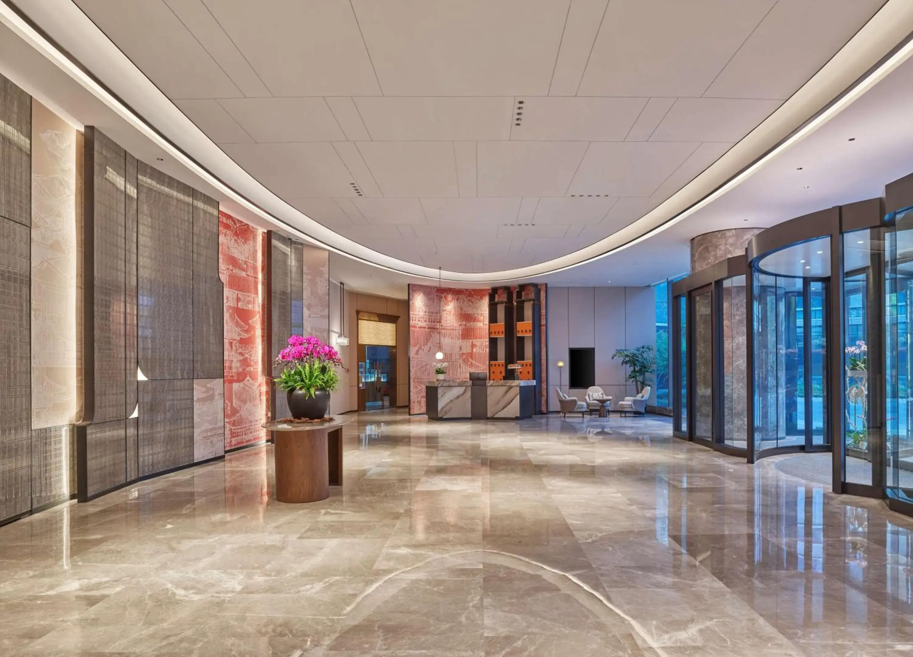 Lobby or reception in Hilton Changsha Riverside Lobby or reception in Hilton Changsha Riverside