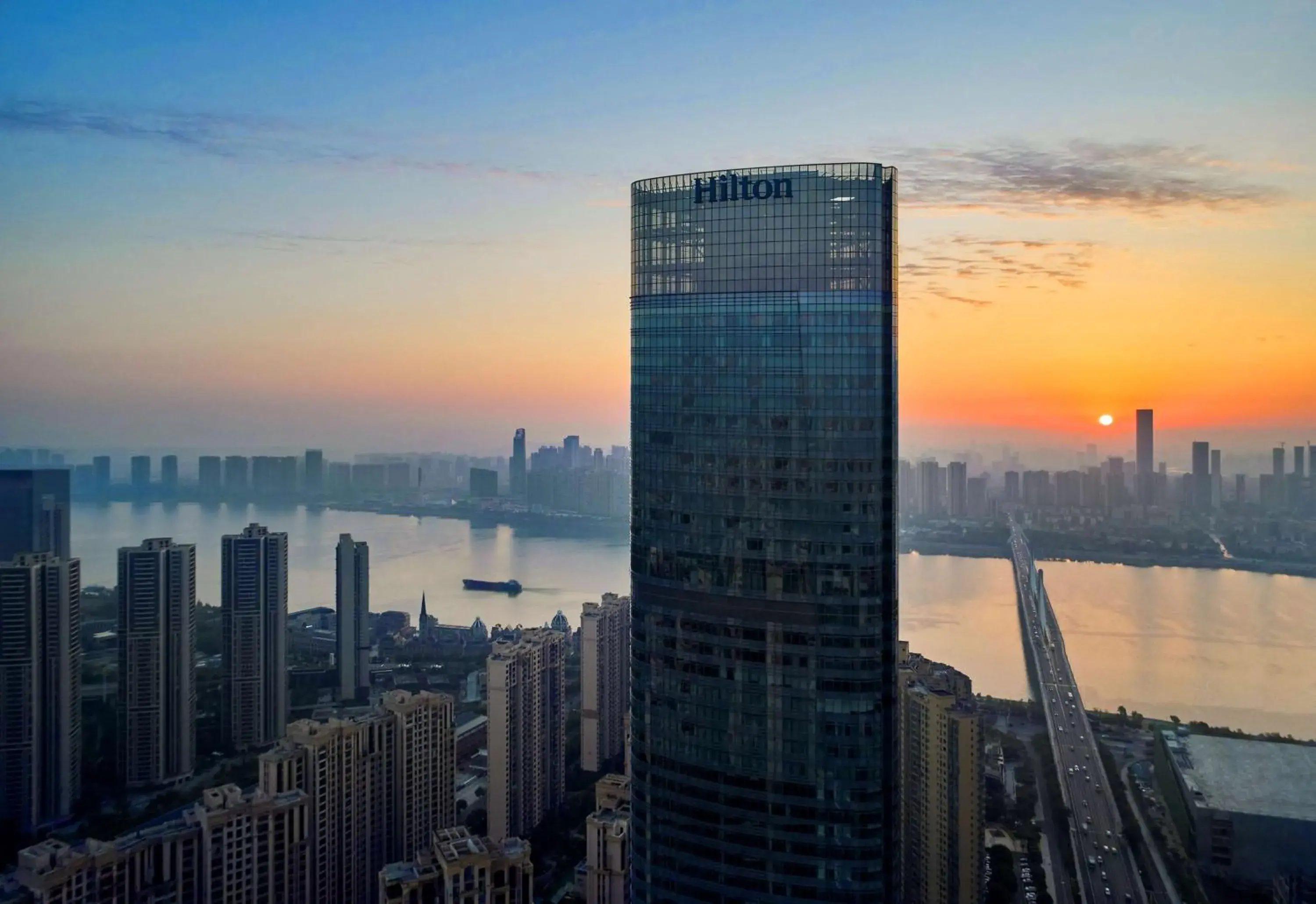 Property building in Hilton Changsha Riverside Property building in Hilton Changsha Riverside