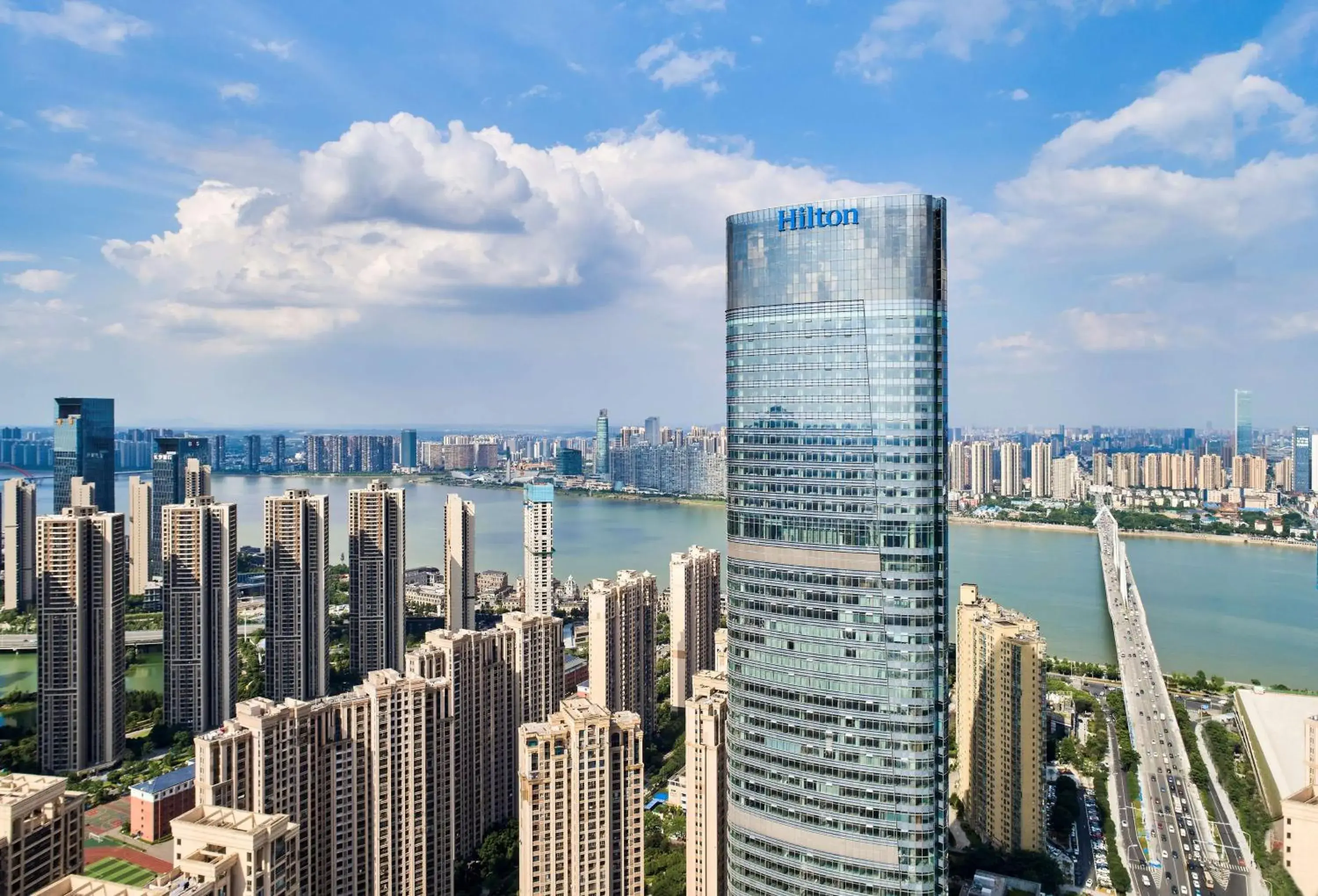 Property building in Hilton Changsha Riverside Property building in Hilton Changsha Riverside