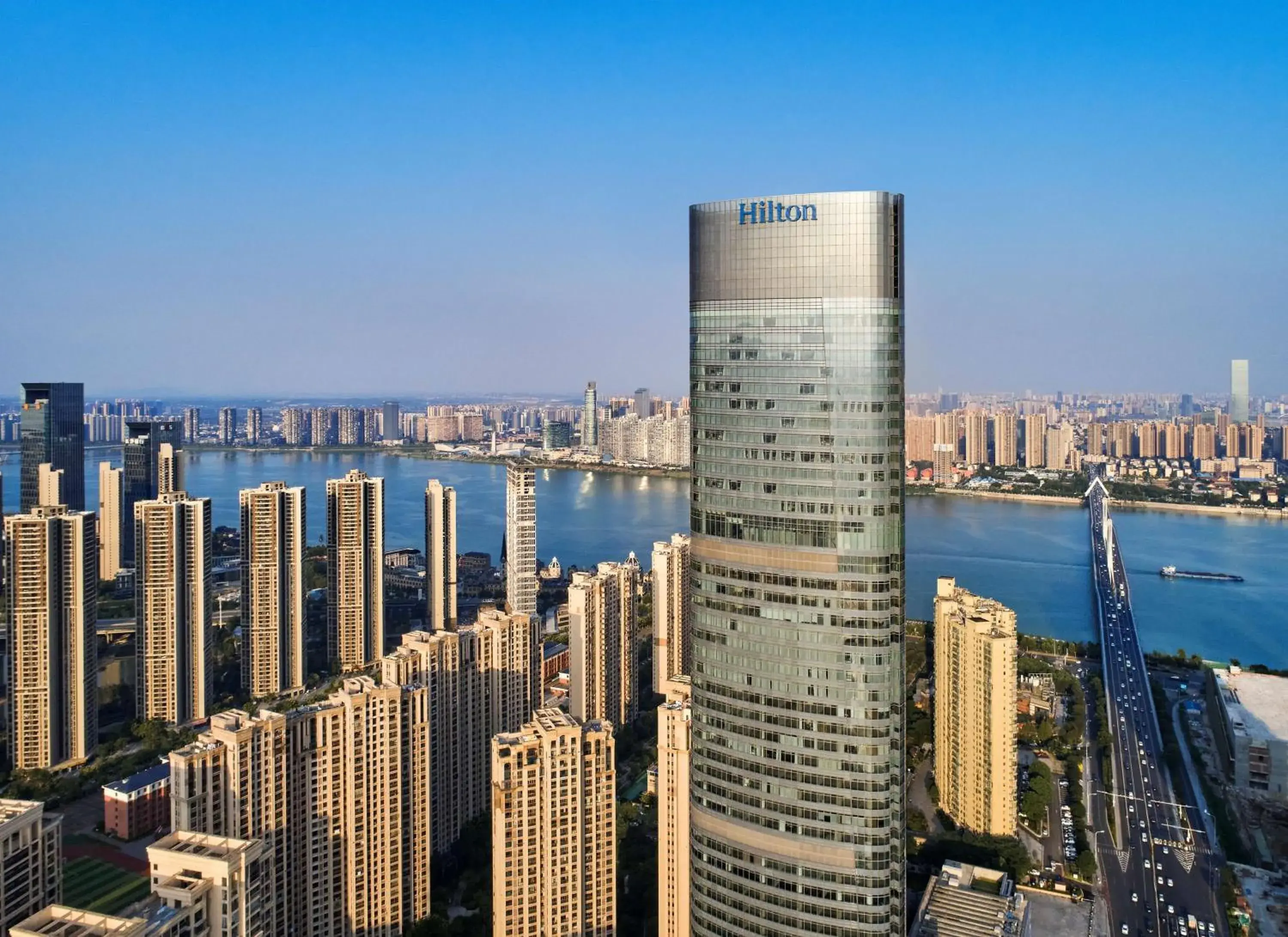 Property building in Hilton Changsha Riverside Property building in Hilton Changsha Riverside