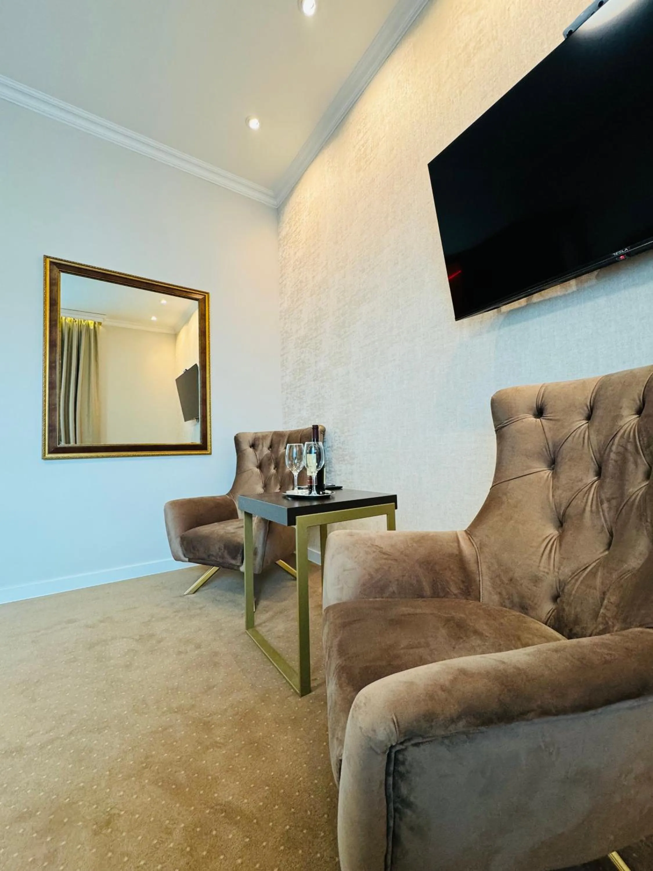 Seating area in Hotel Vidović