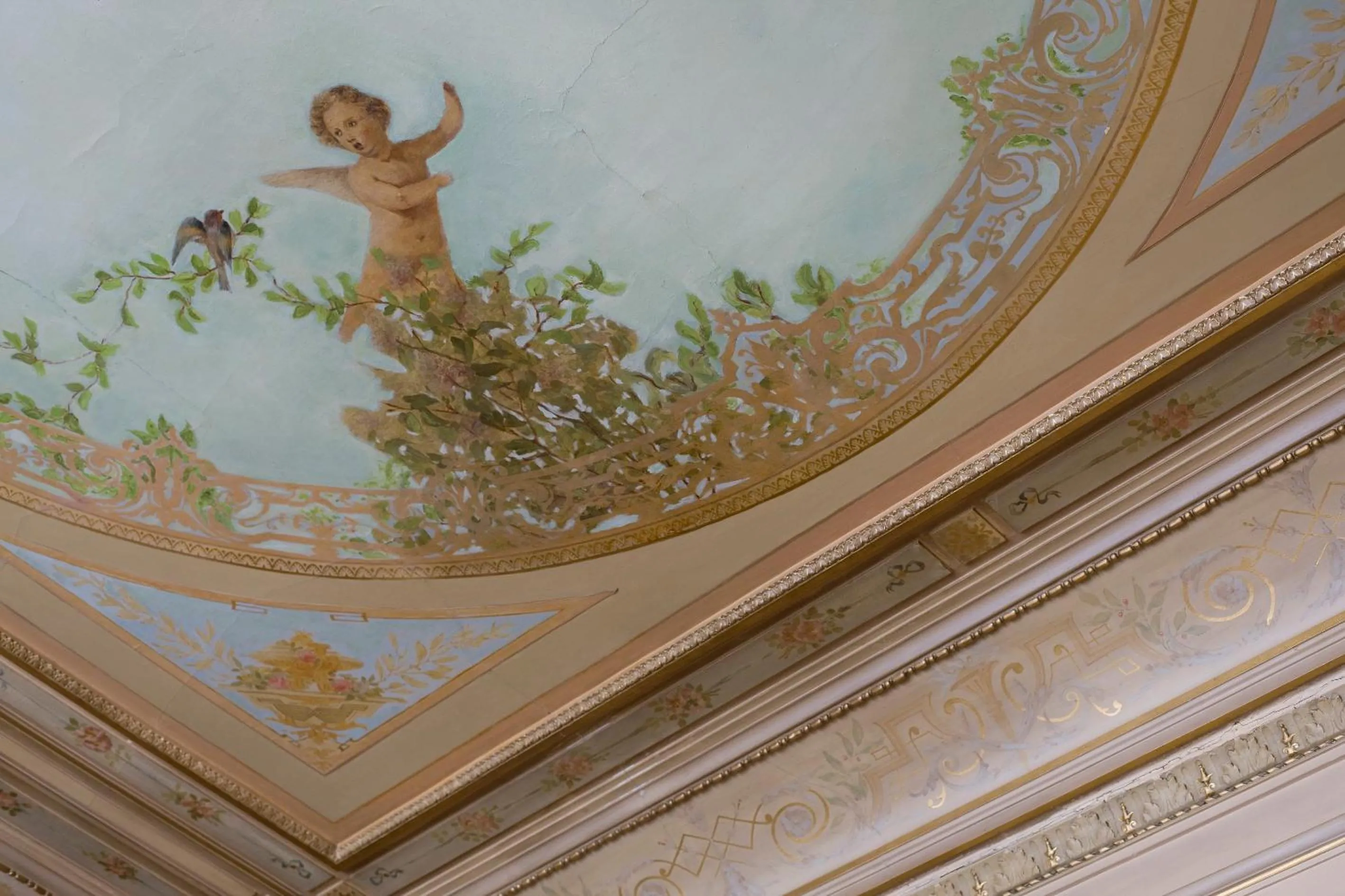 Decorative detail in Antwerp B&B