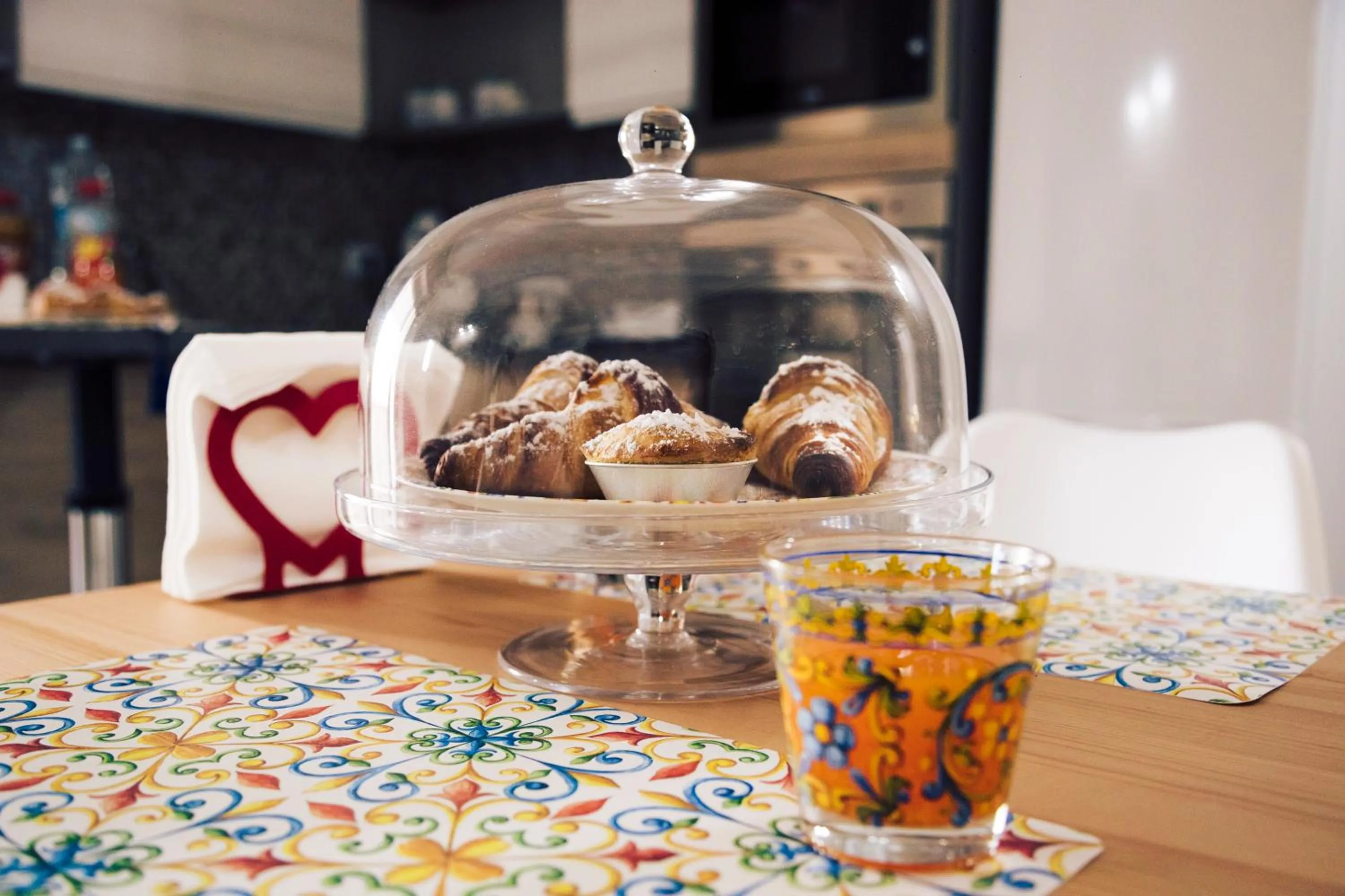 Food and drinks in B&B NACALUI Gallipoli