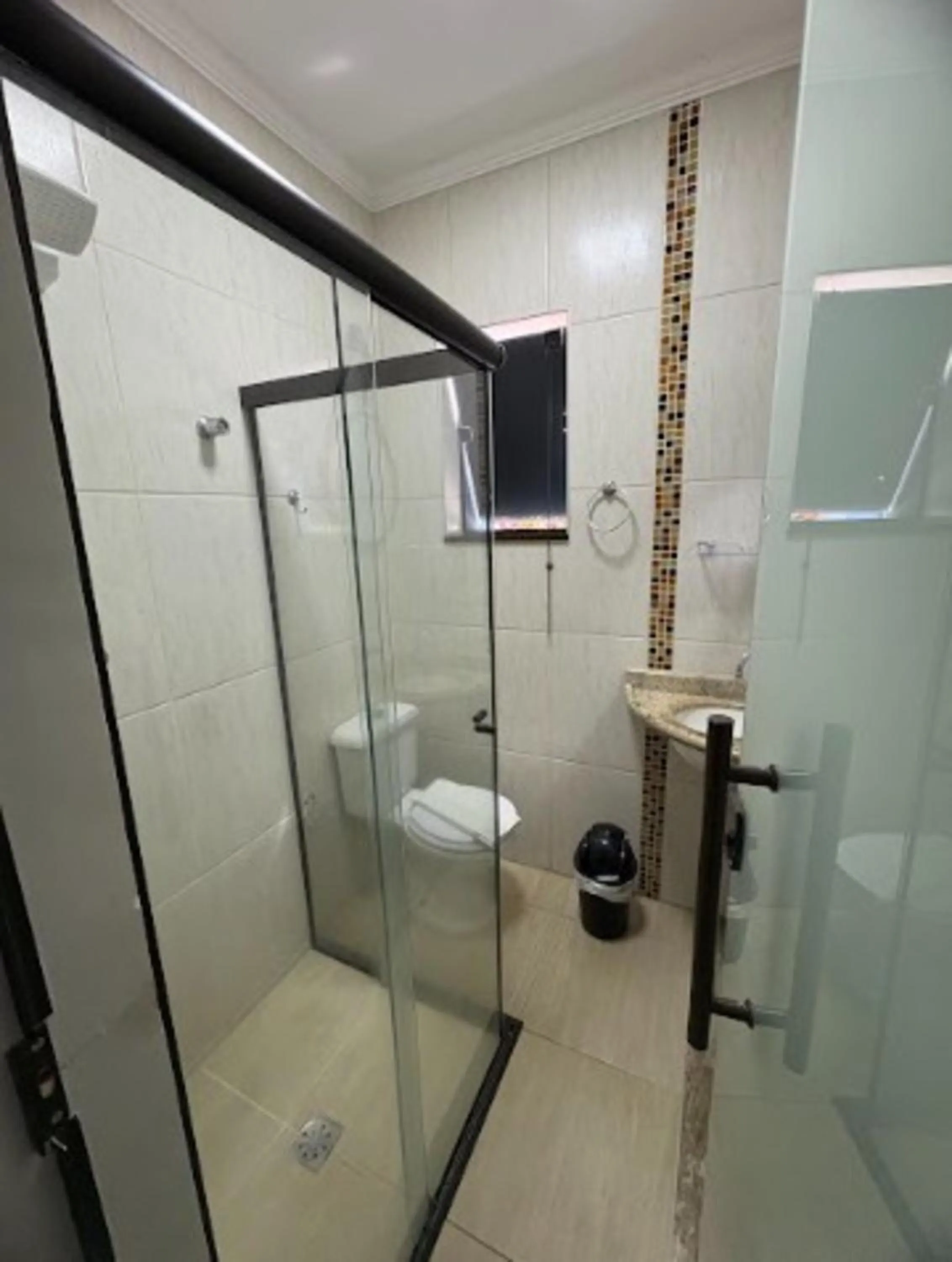 Shower in Pousada Recanto da Cascata