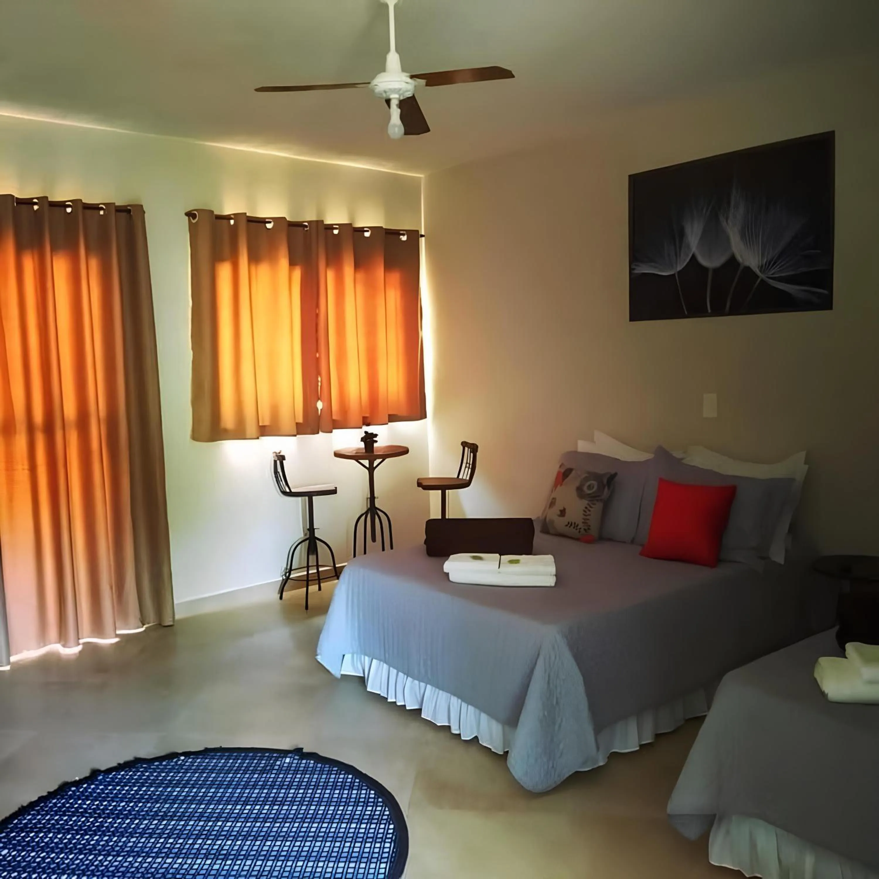 Bedroom, Bed in Pousada Recanto da Cascata