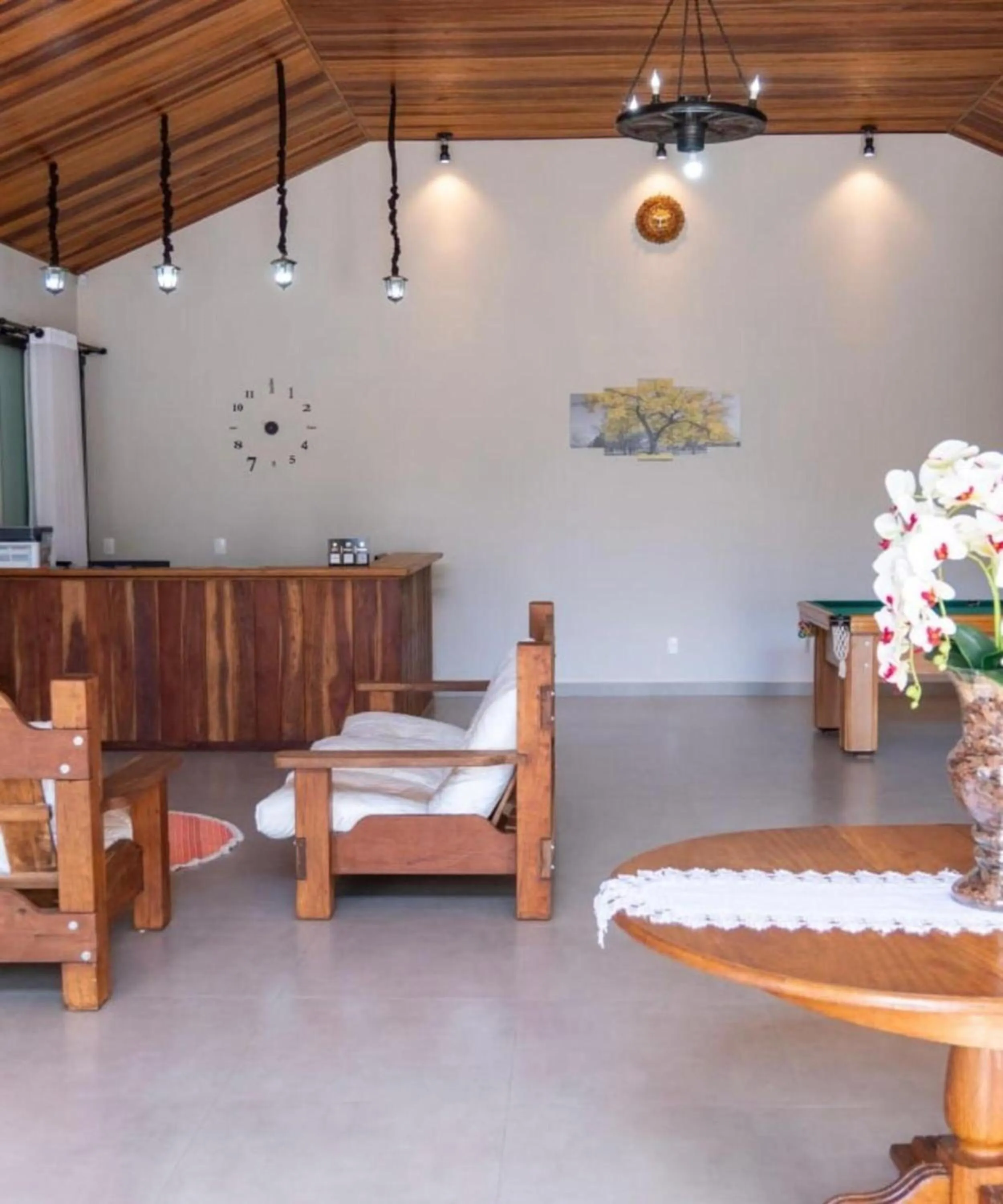 Balcony/Terrace in Pousada Recanto da Cascata