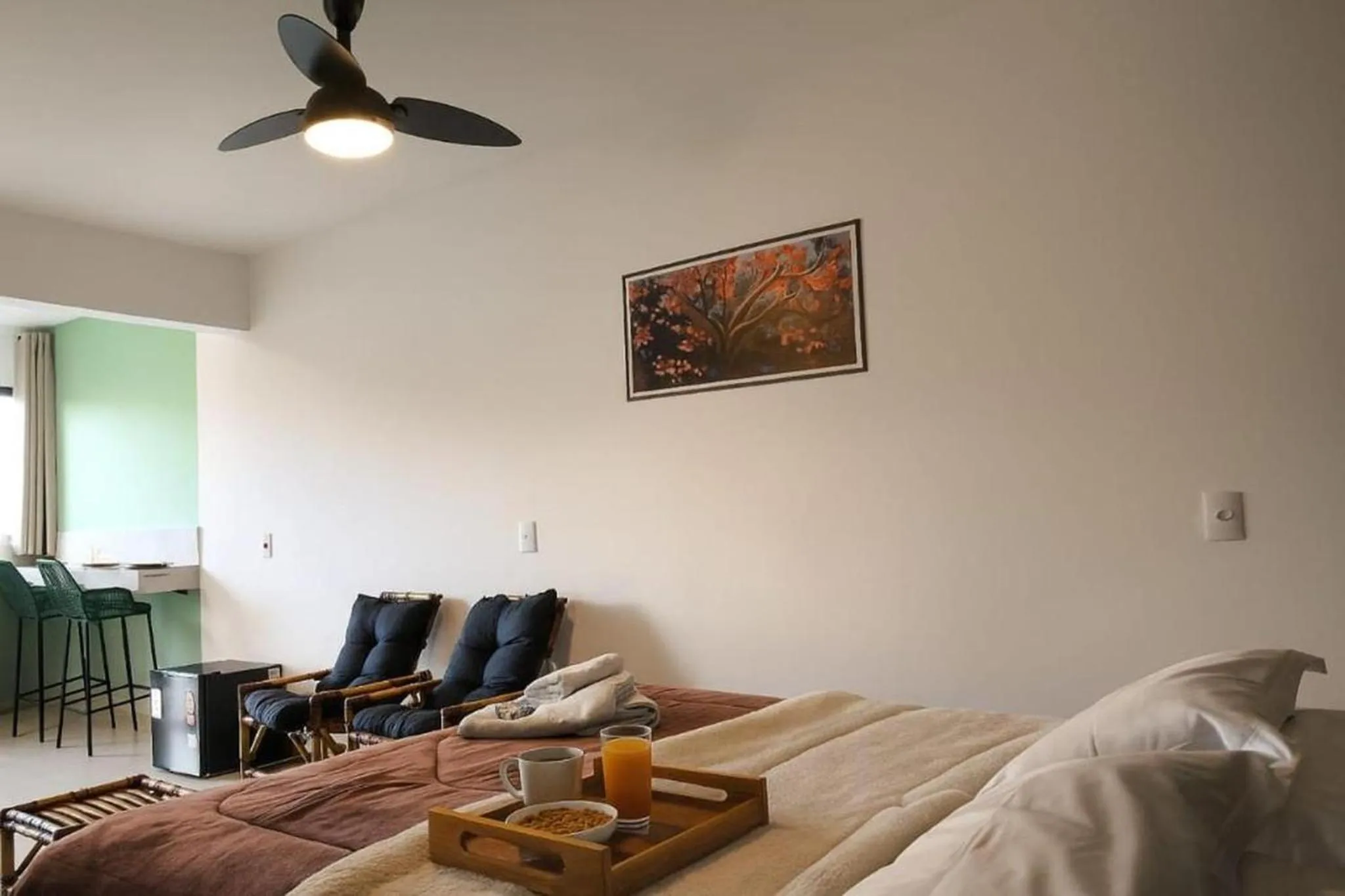 Photo of the whole room, Bed in Pousada Recanto da Cascata