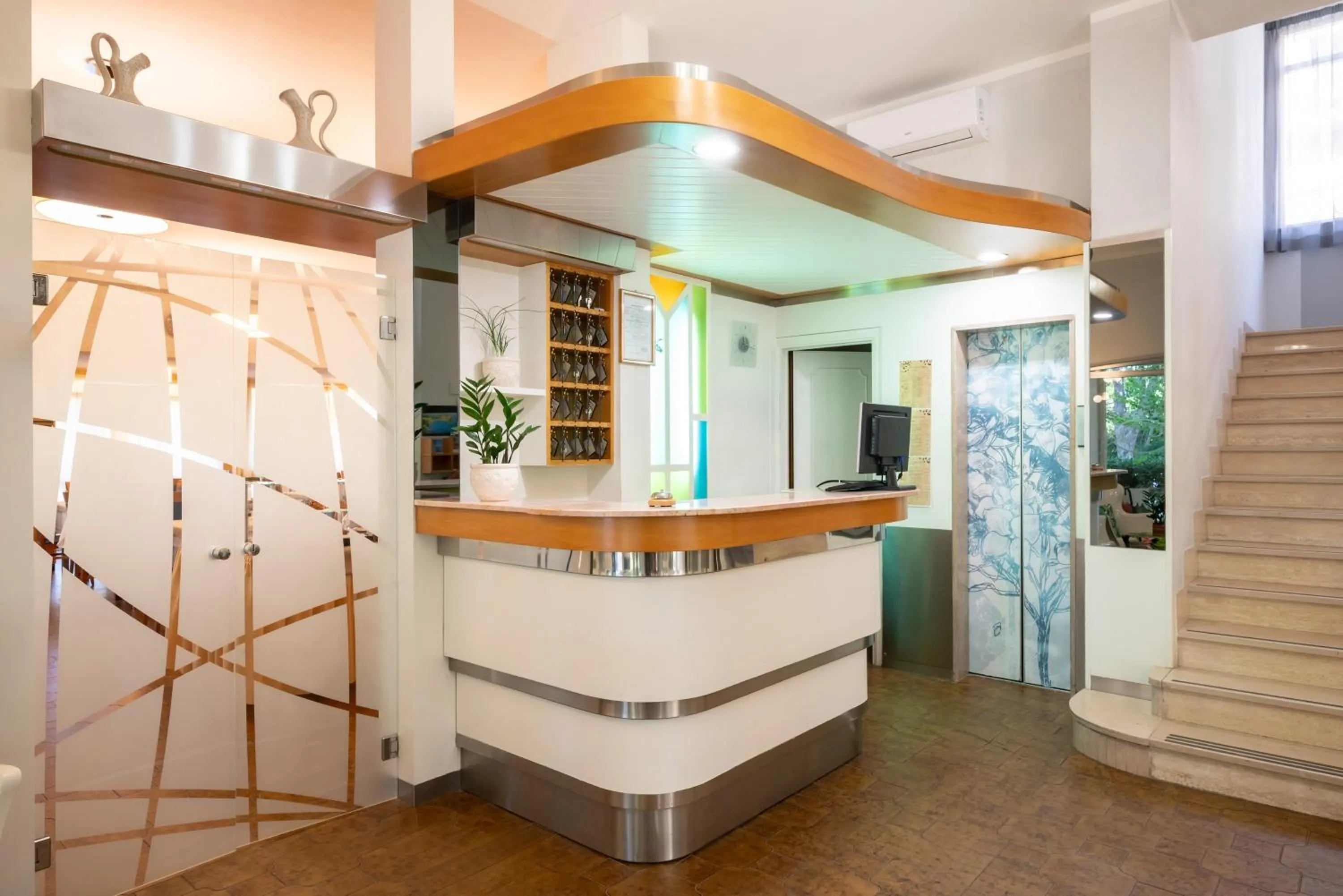 Lobby or reception in Hotel Parco dei Pini - 100mt dal Mare