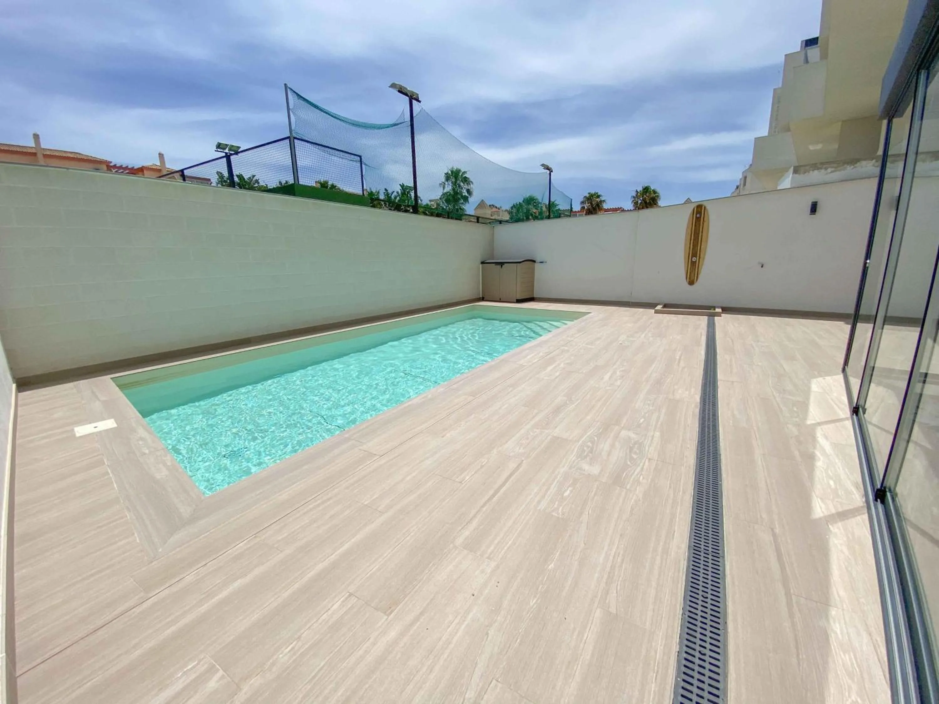 Balcony/Terrace in Tarifa Cozy House - Private Pool - Wifi - Modern