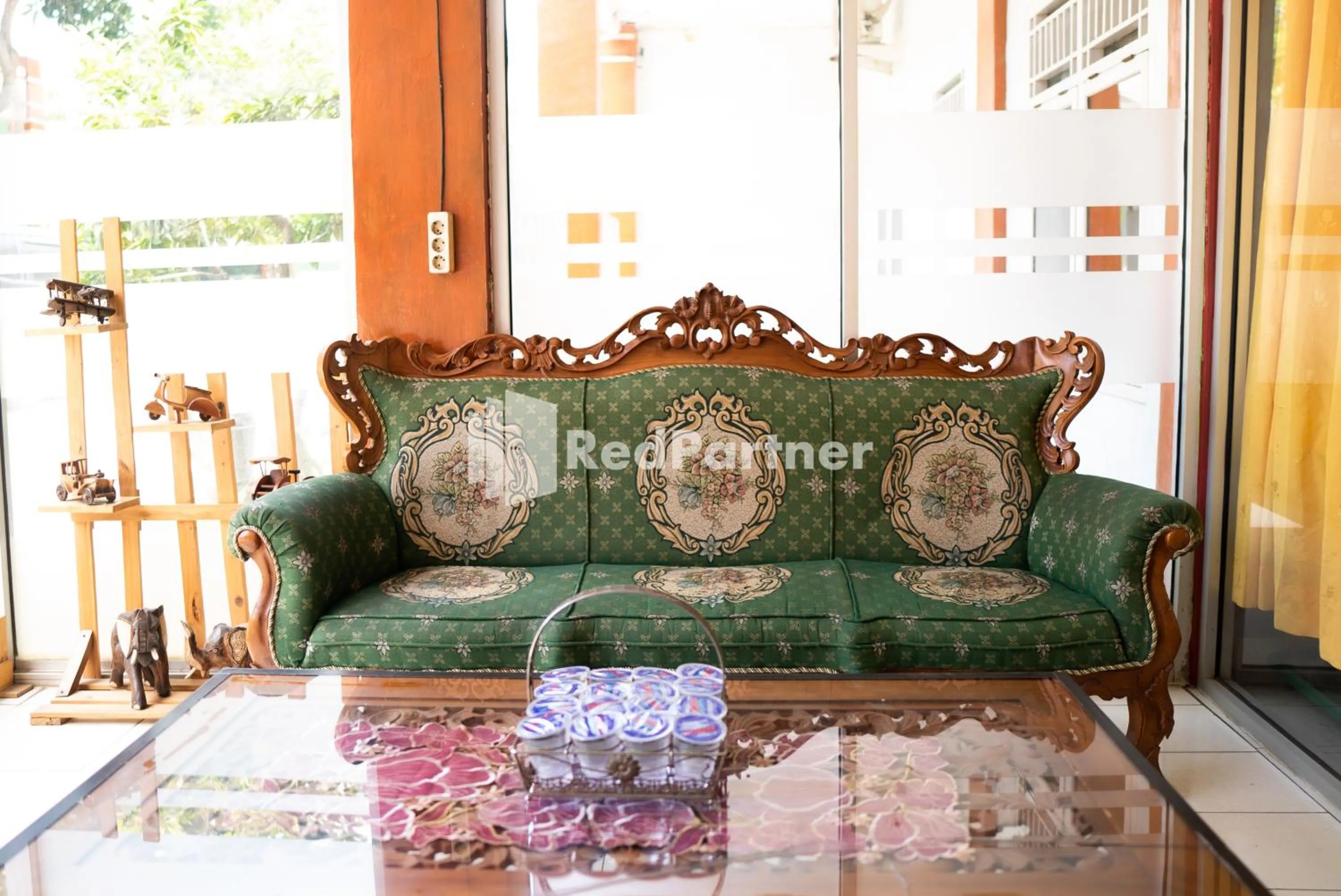 Lobby or reception in Hotel Ratu Ayu 2 Lampung Mitra RedDoorz