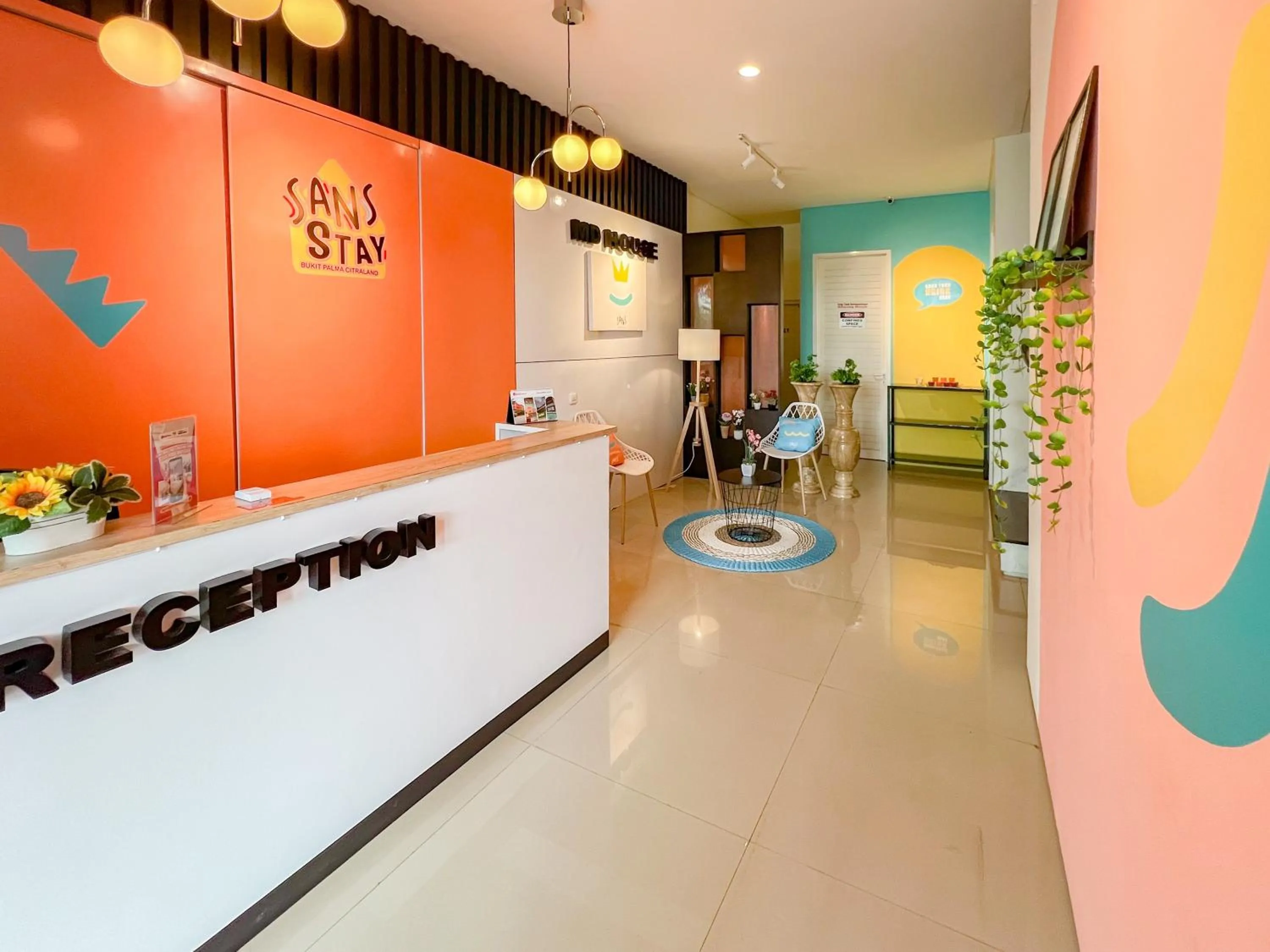 Lobby or reception in Sans Stay Bukit Palma Citraland