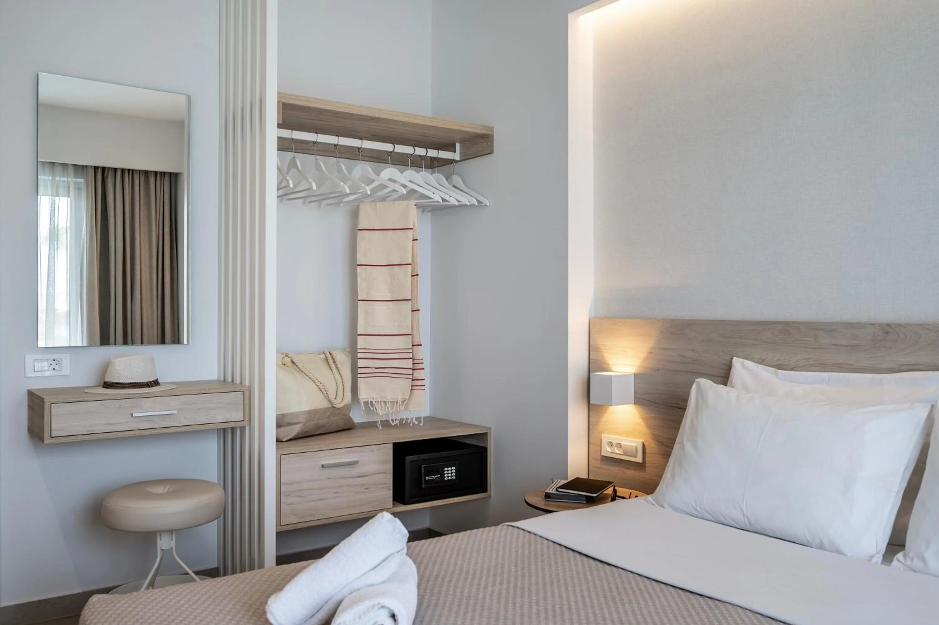 Photo of the whole room, Bed in Mythos Suites Hotel