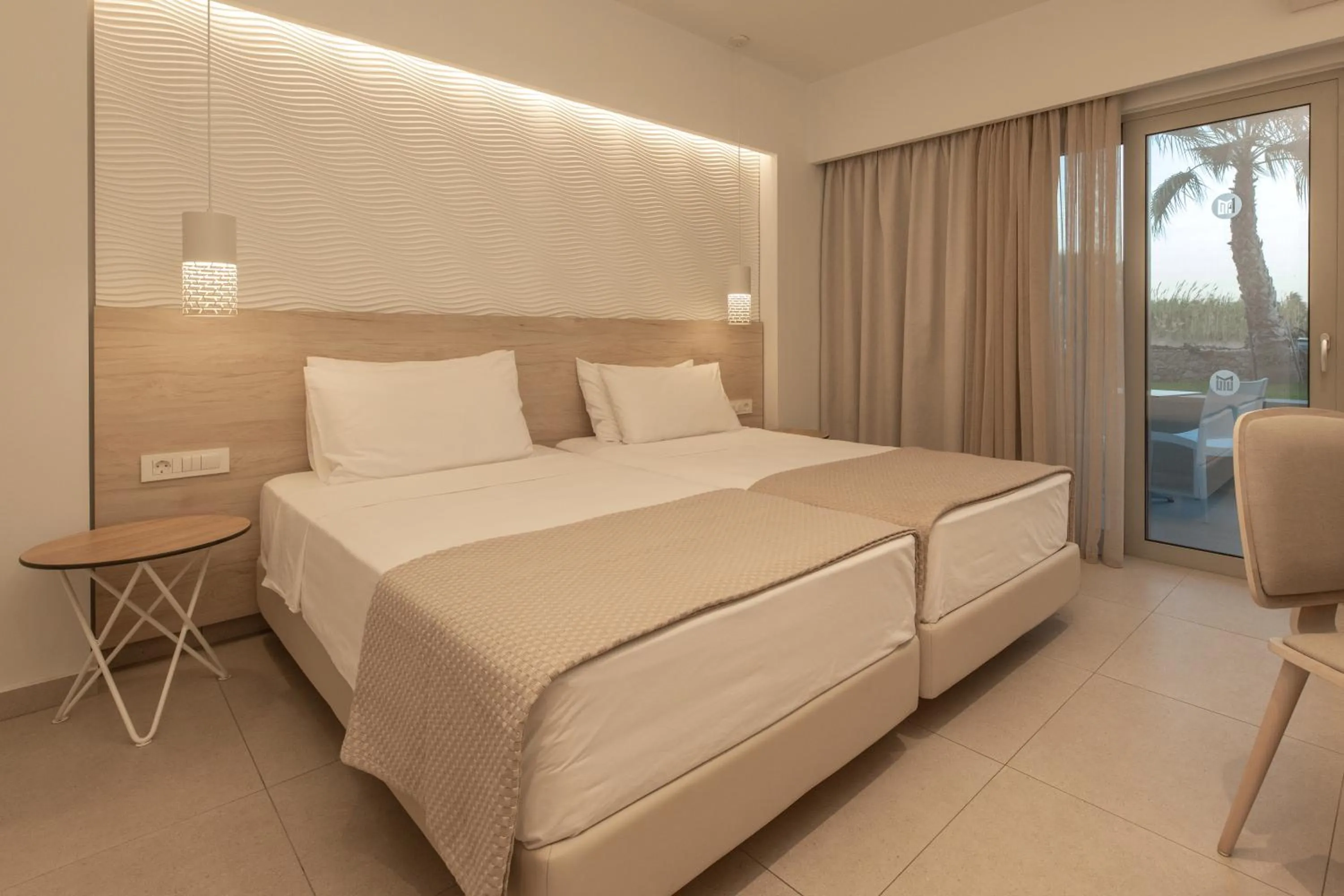Bedroom, Bed in Mythos Suites Hotel