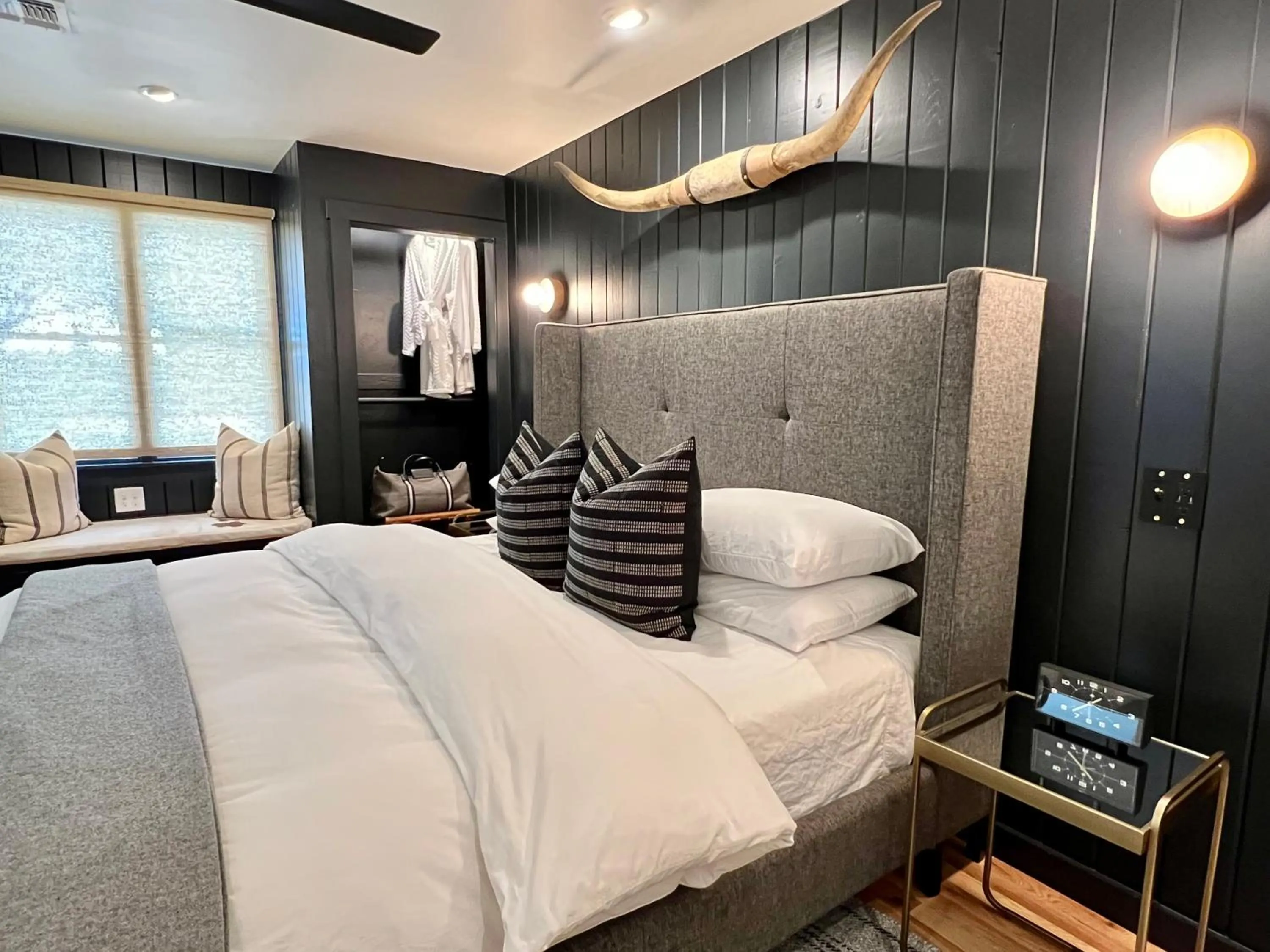 Bed in The Burbank House