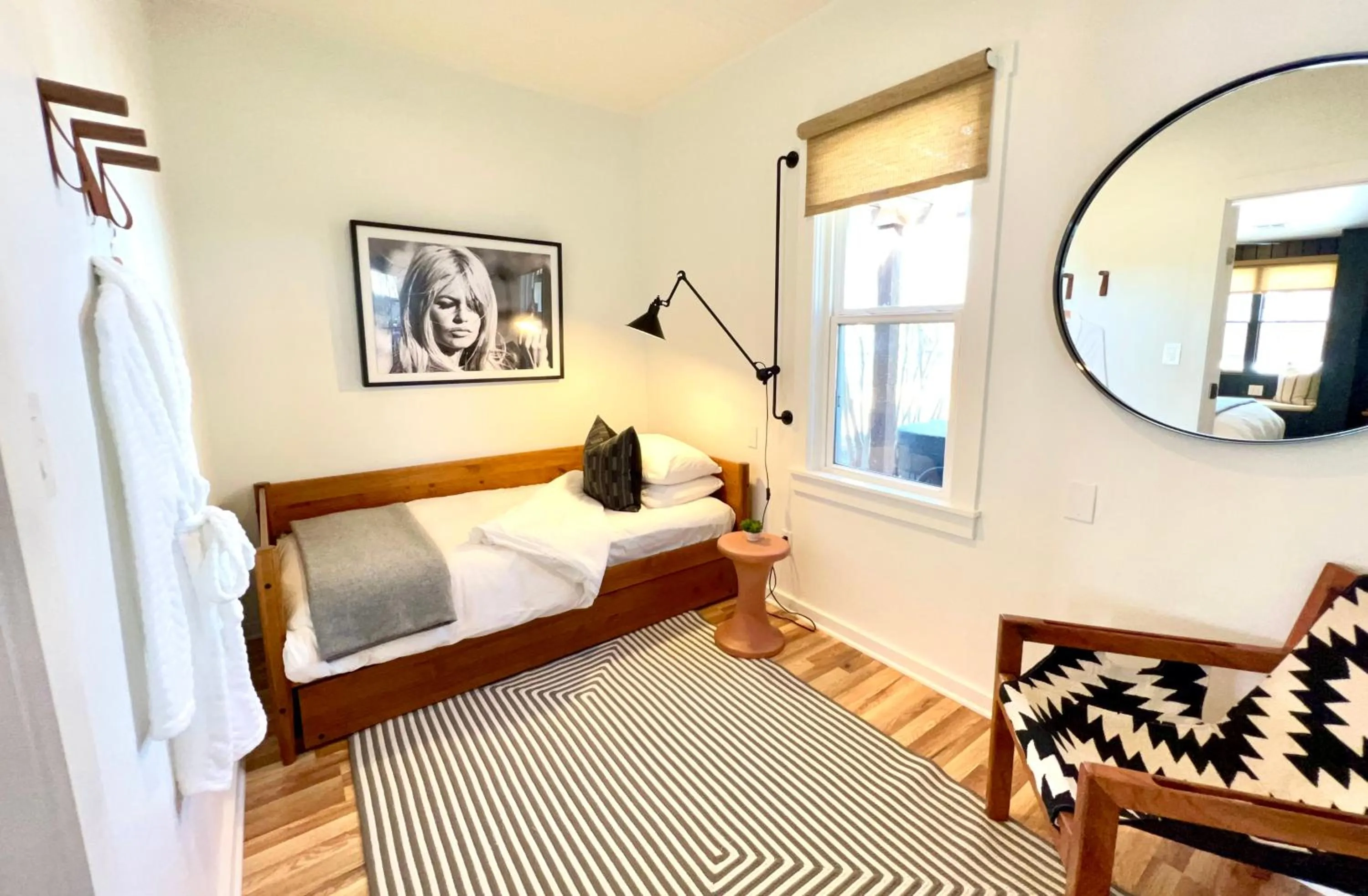 Bed in The Burbank House