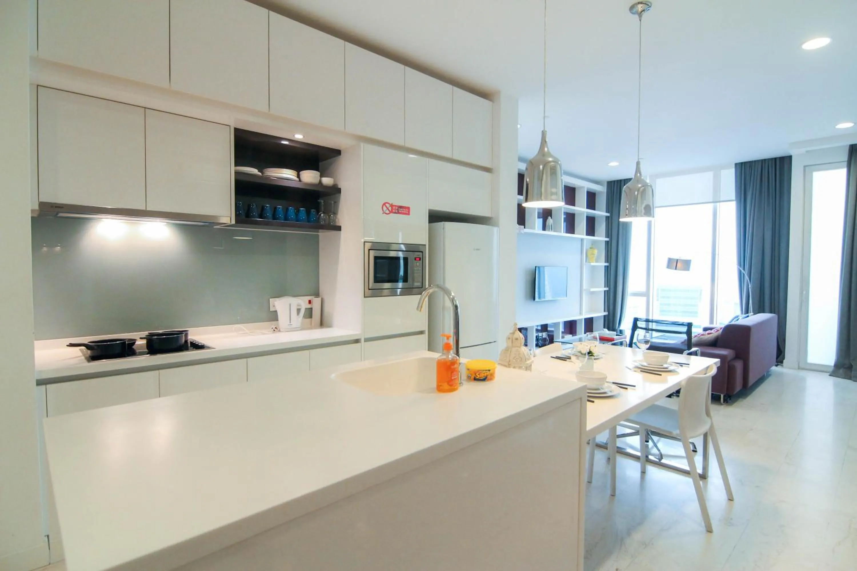 Kitchen or kitchenette in Dolphin Platinum KLCC Kuala Lumpur