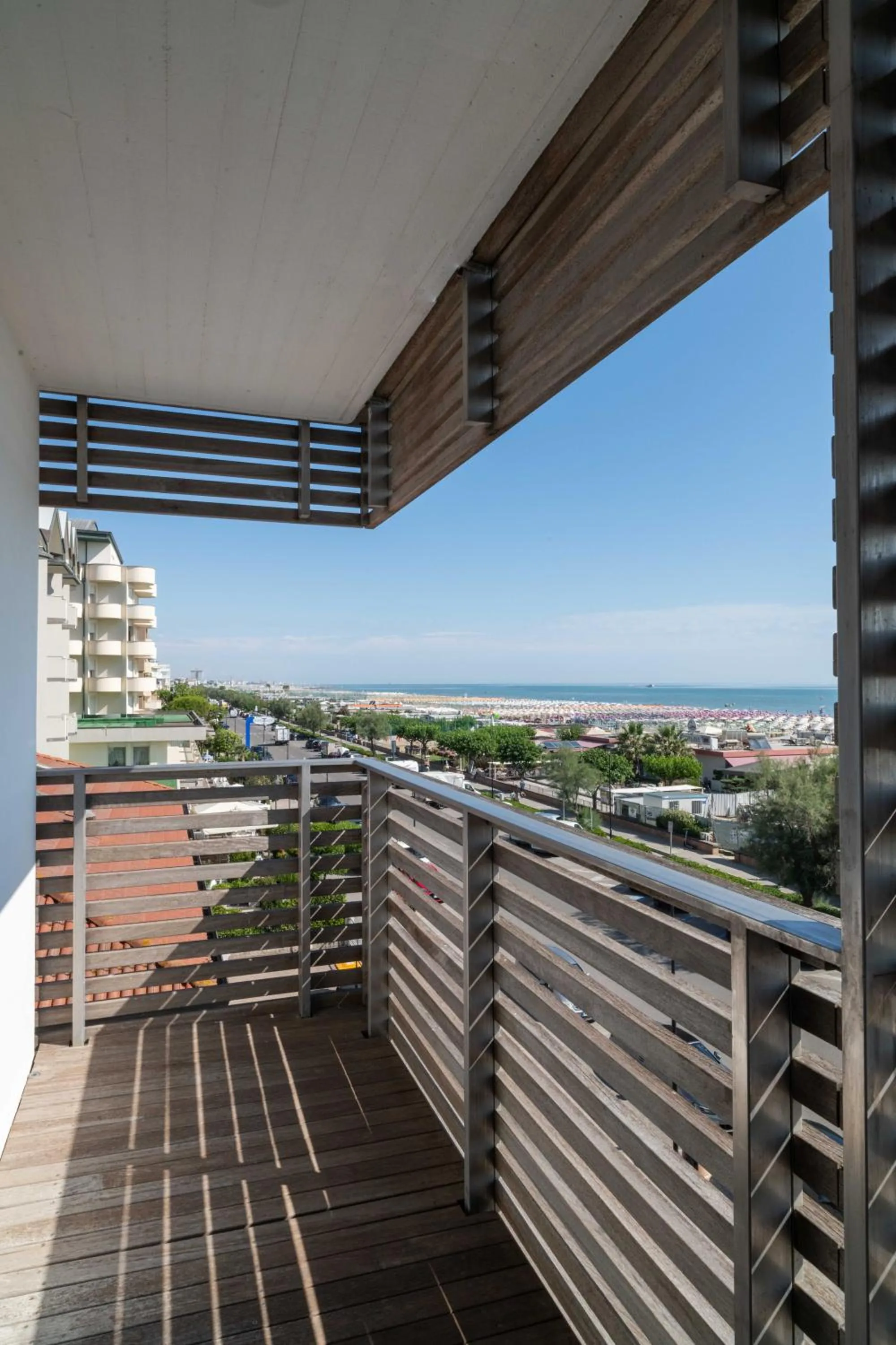 Balcony/Terrace in Kiss Beachfront Hotel & Restaurant