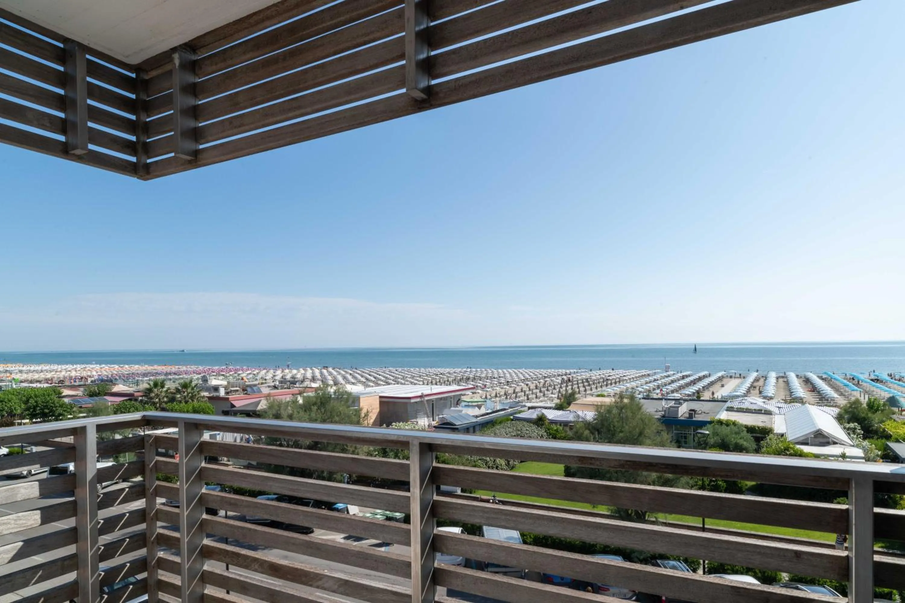 Balcony/Terrace in Kiss Beachfront Hotel & Restaurant