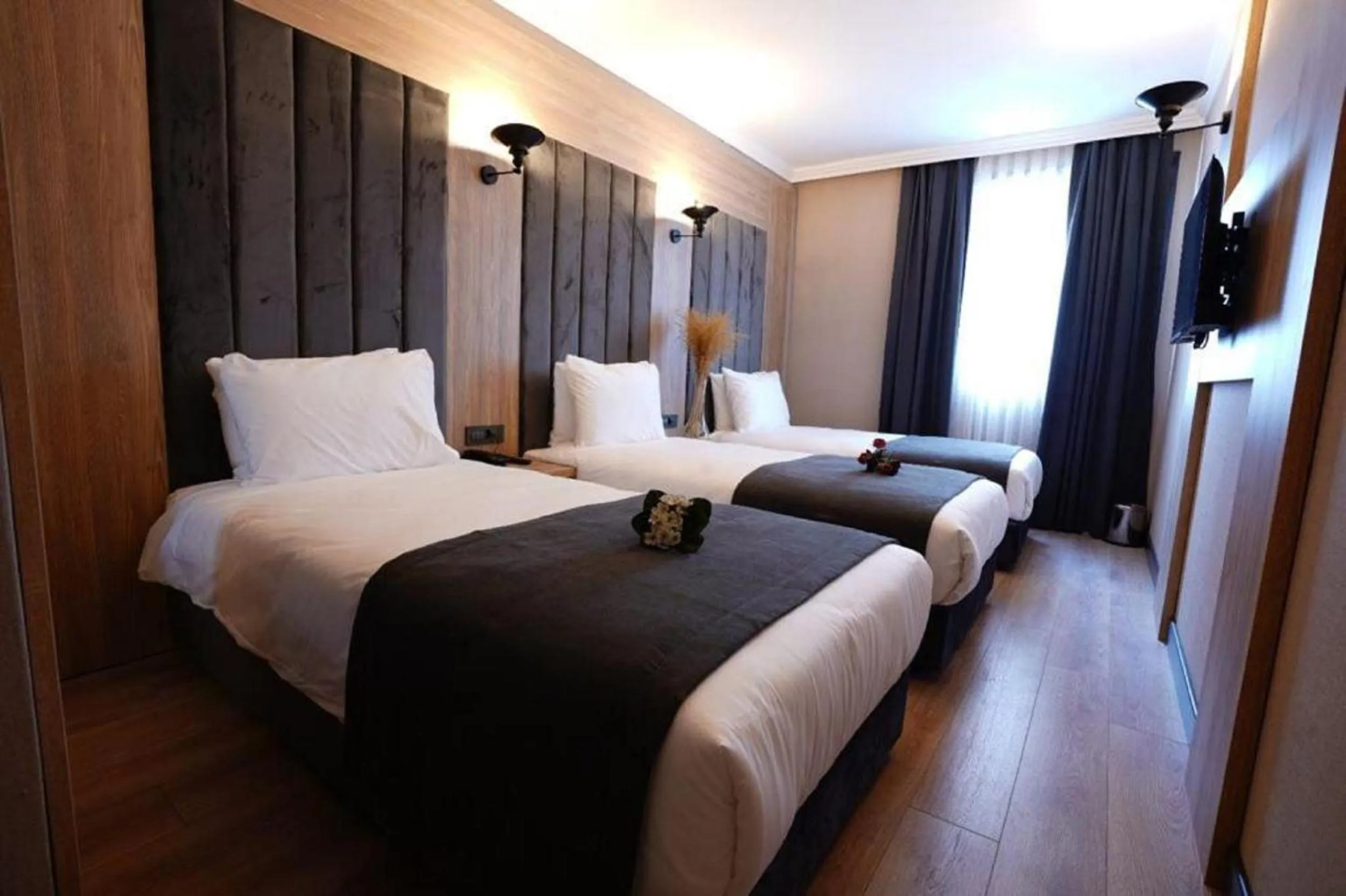 TV and multimedia, Bed in Mineo Hotel Taksim