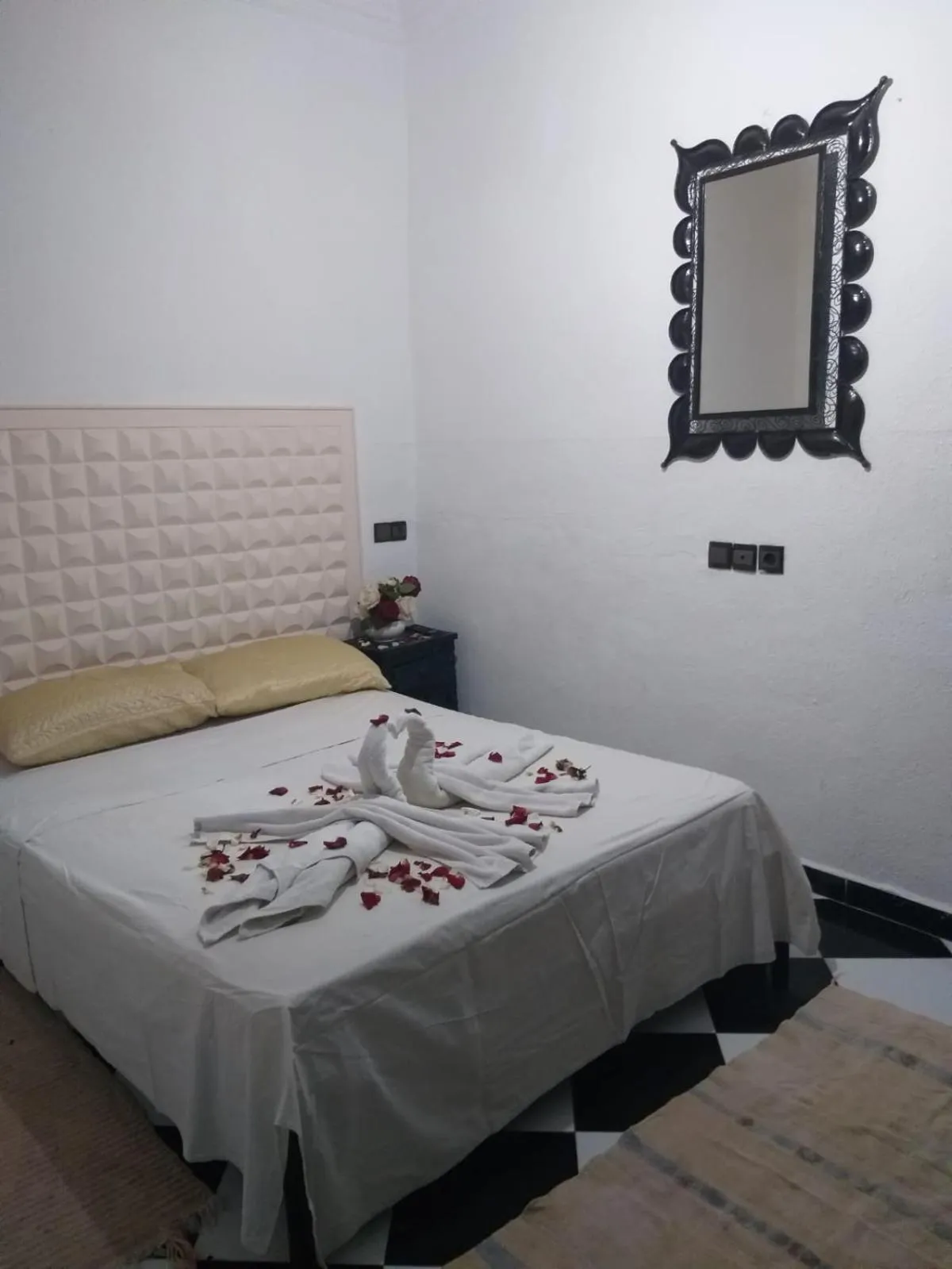 Bed in Hôtel Agnaou