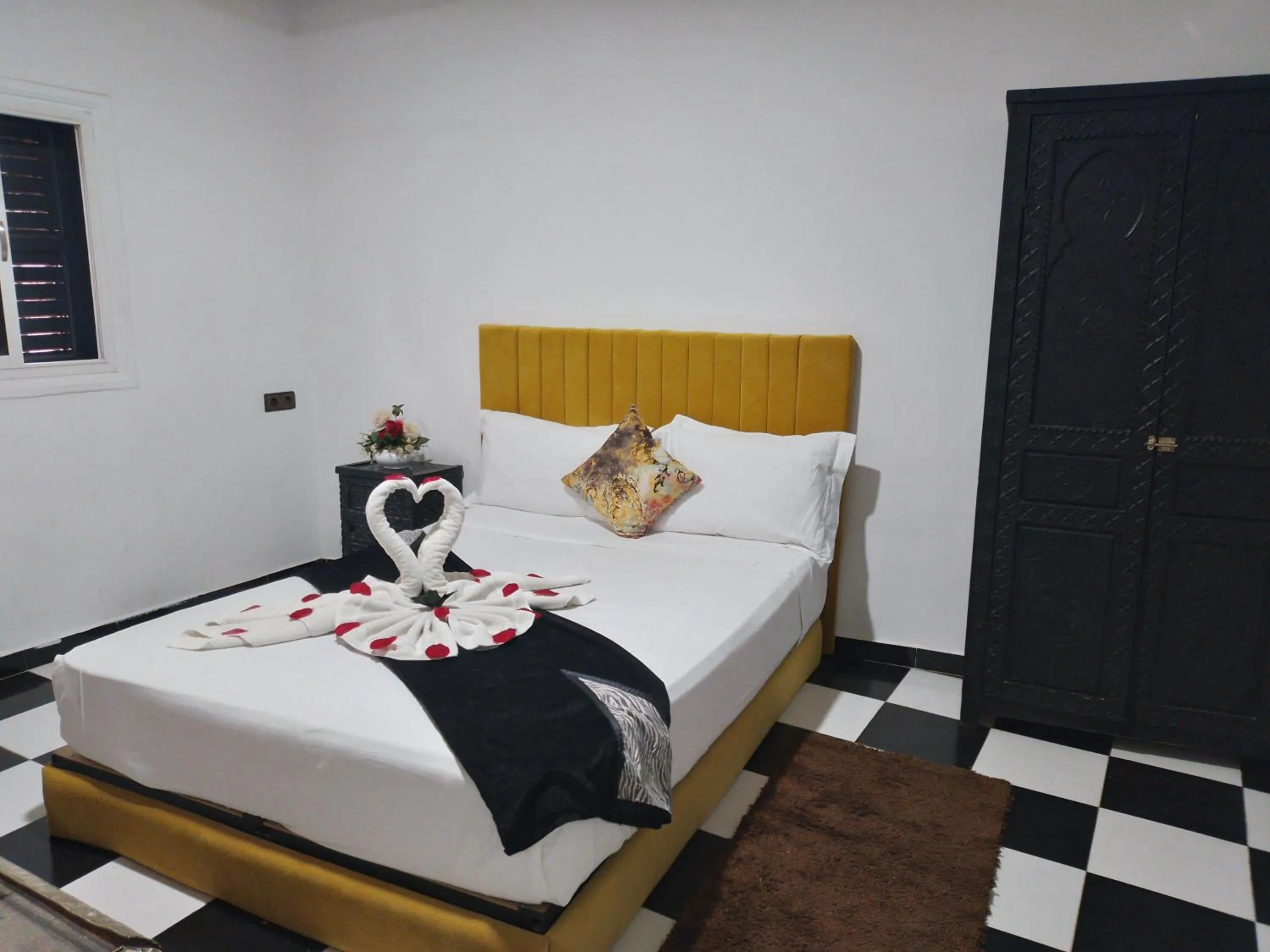 Bed in Hôtel Agnaou