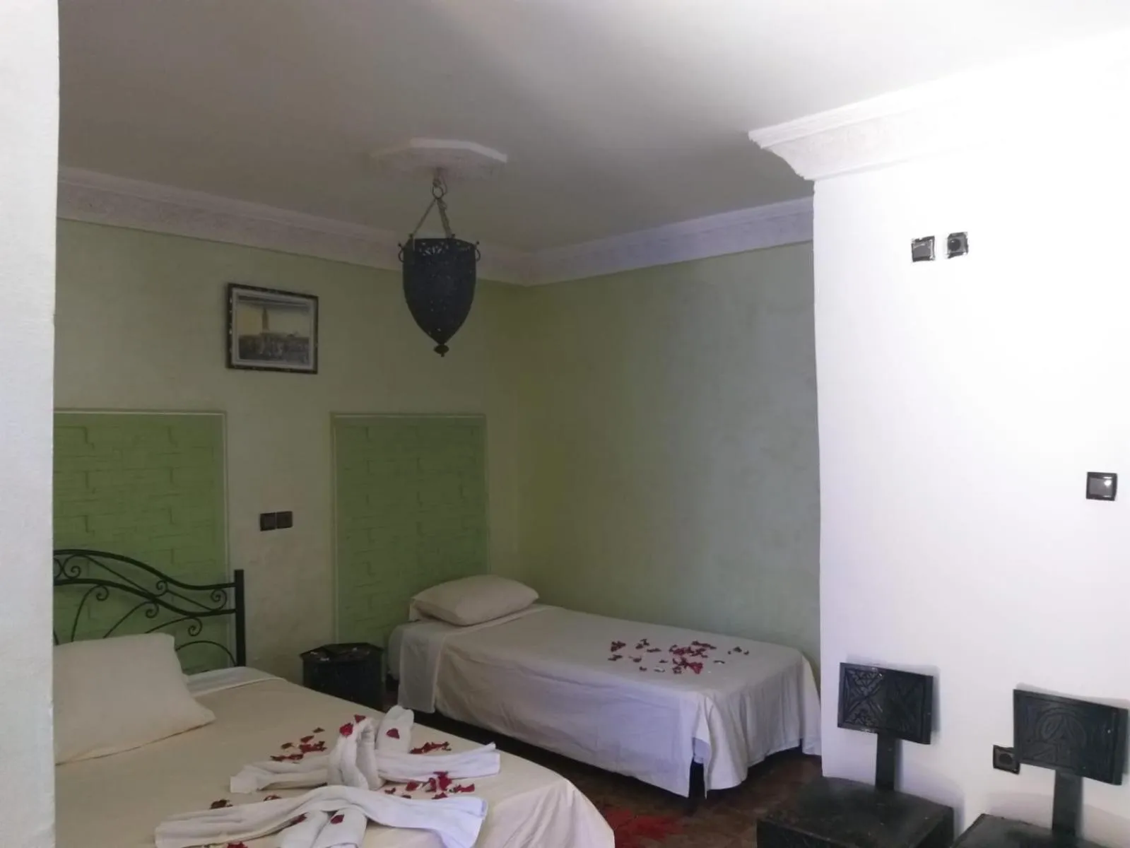 Bed in Hôtel Agnaou