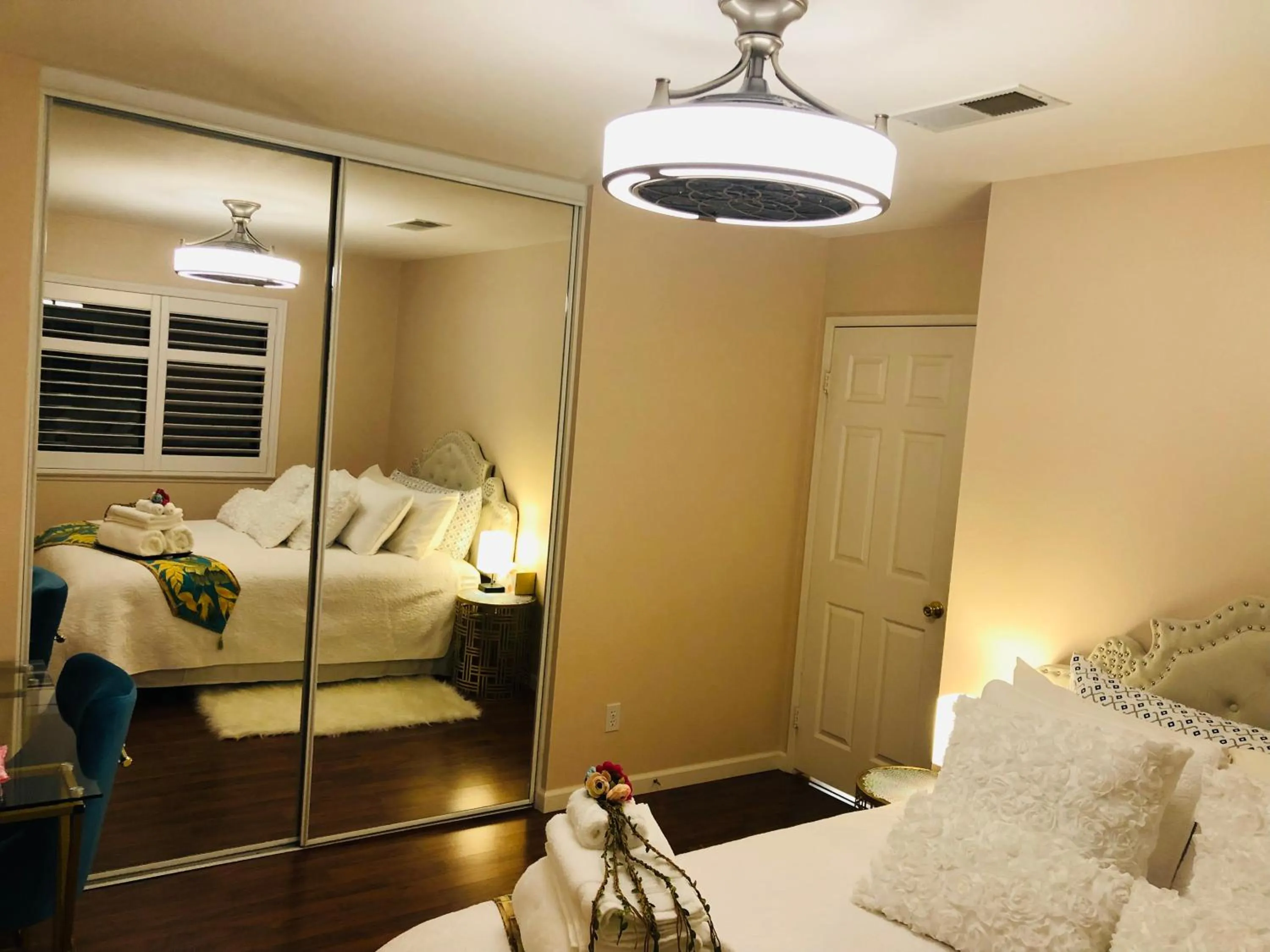 Bed in Balloons and Wine