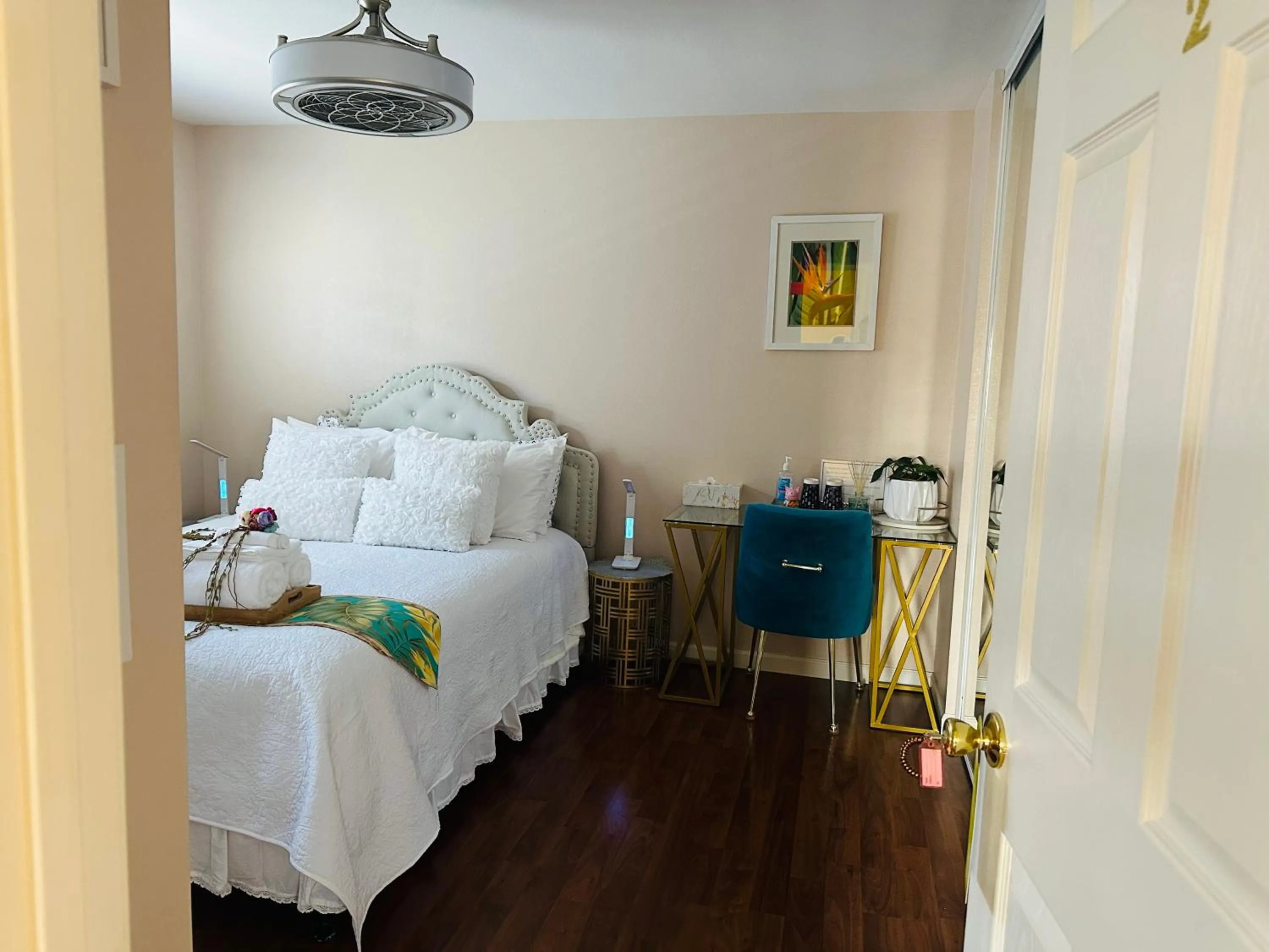 Bed in Balloons and Wine