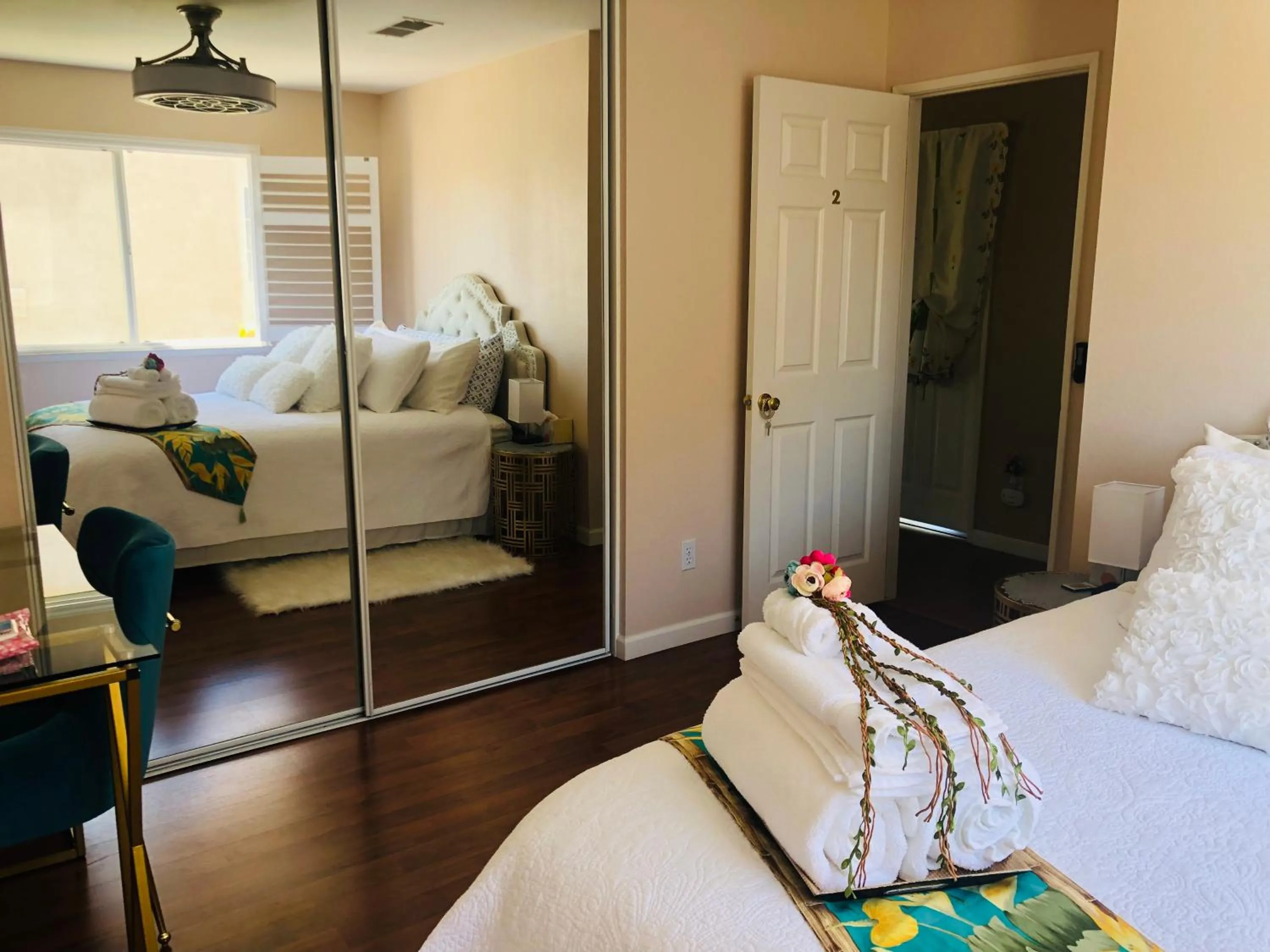 Bed in Balloons and Wine