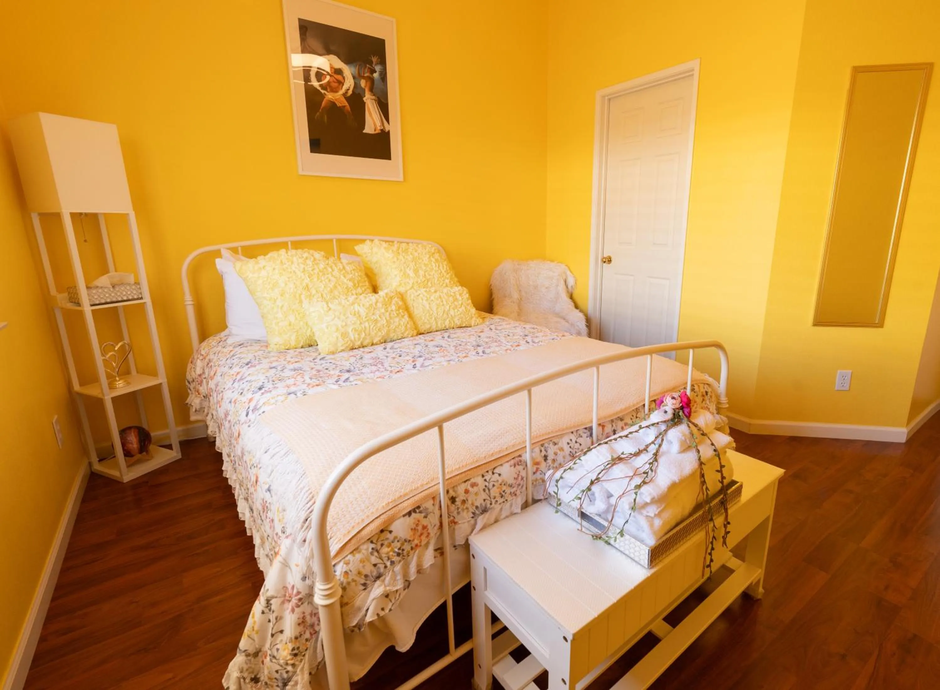 Bed in Balloons and Wine