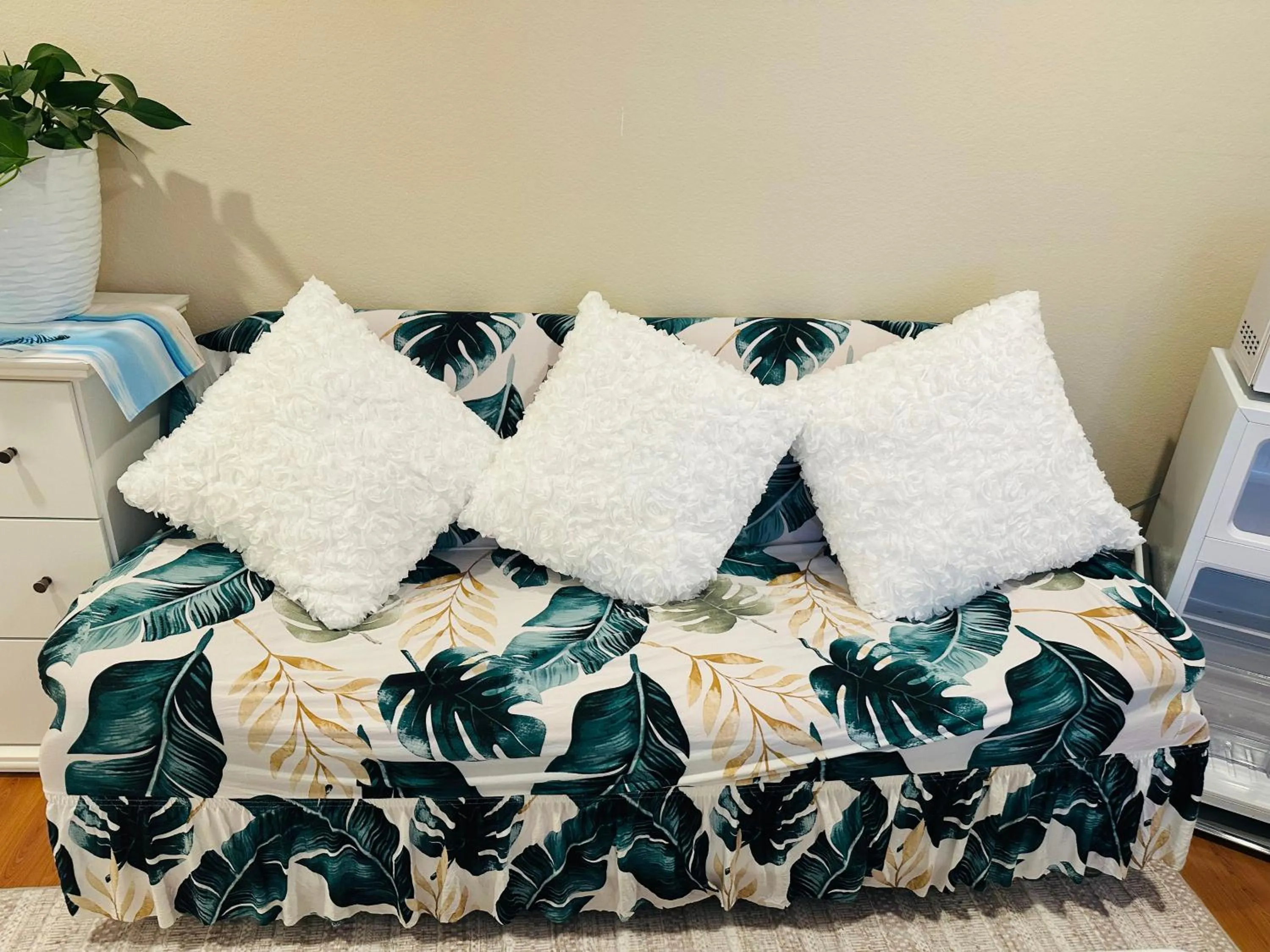 Bed in Balloons and Wine